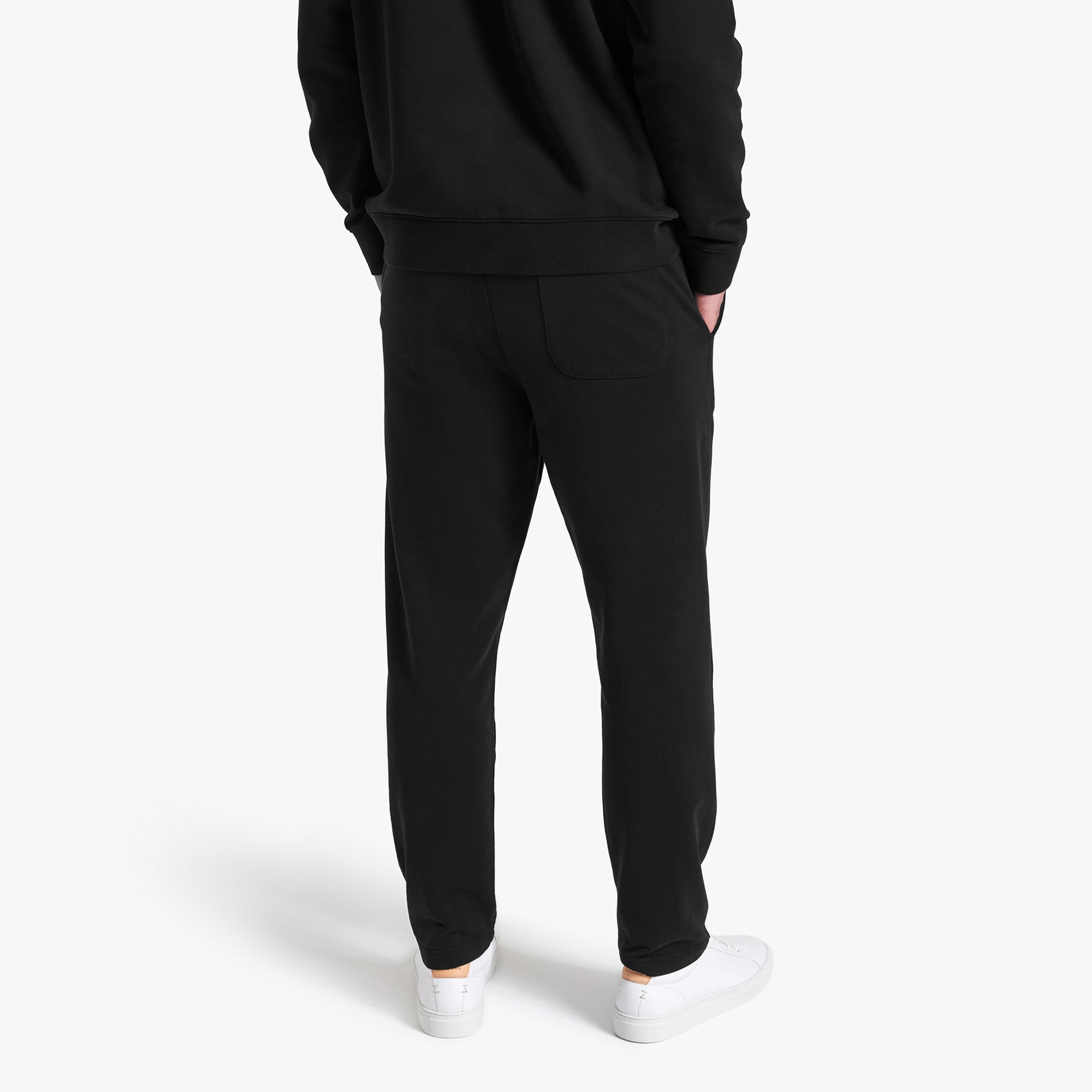 Uniform Standard Men's minimalist trousers in Black designed in East London