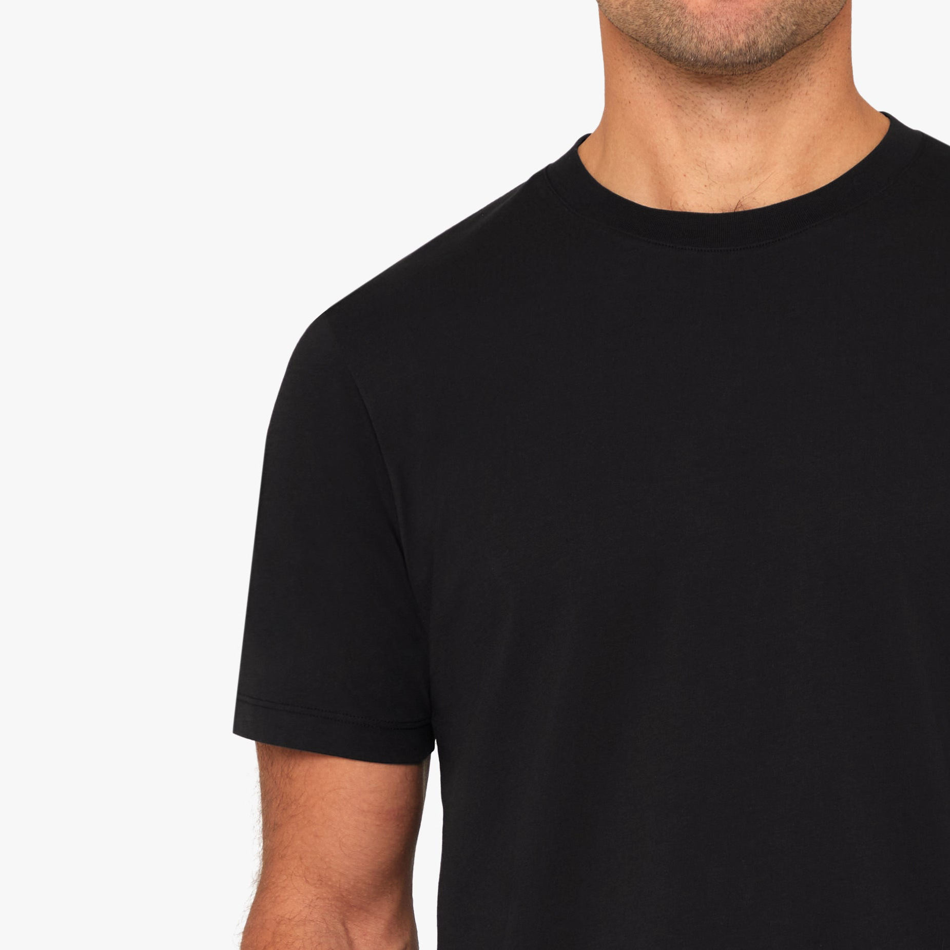 Supima Cotton T-Shirt Black Mens