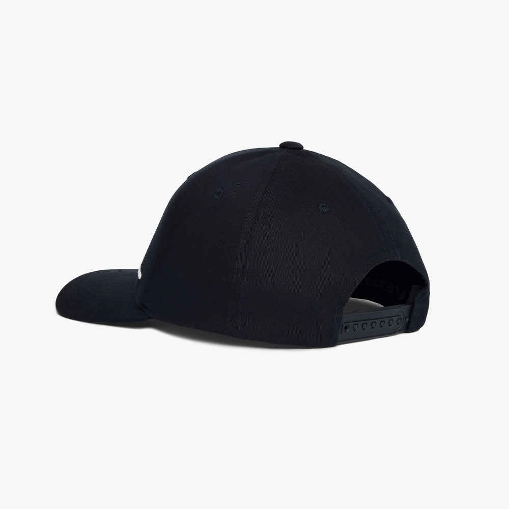 Uniform Standard minimalist cap in Black designed in East London