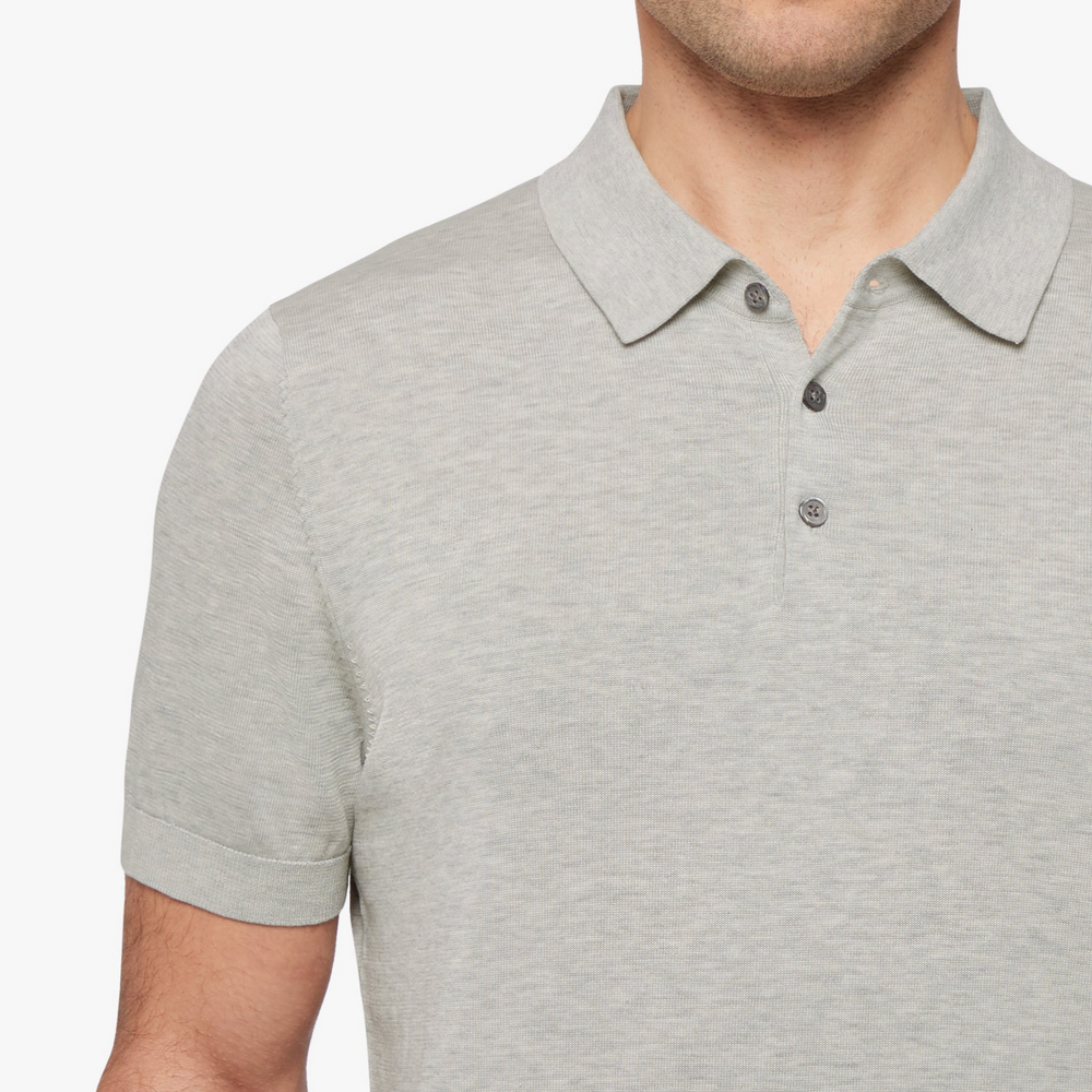 Uniform Standard Men's merino wool knitwear in Grey designed in East London