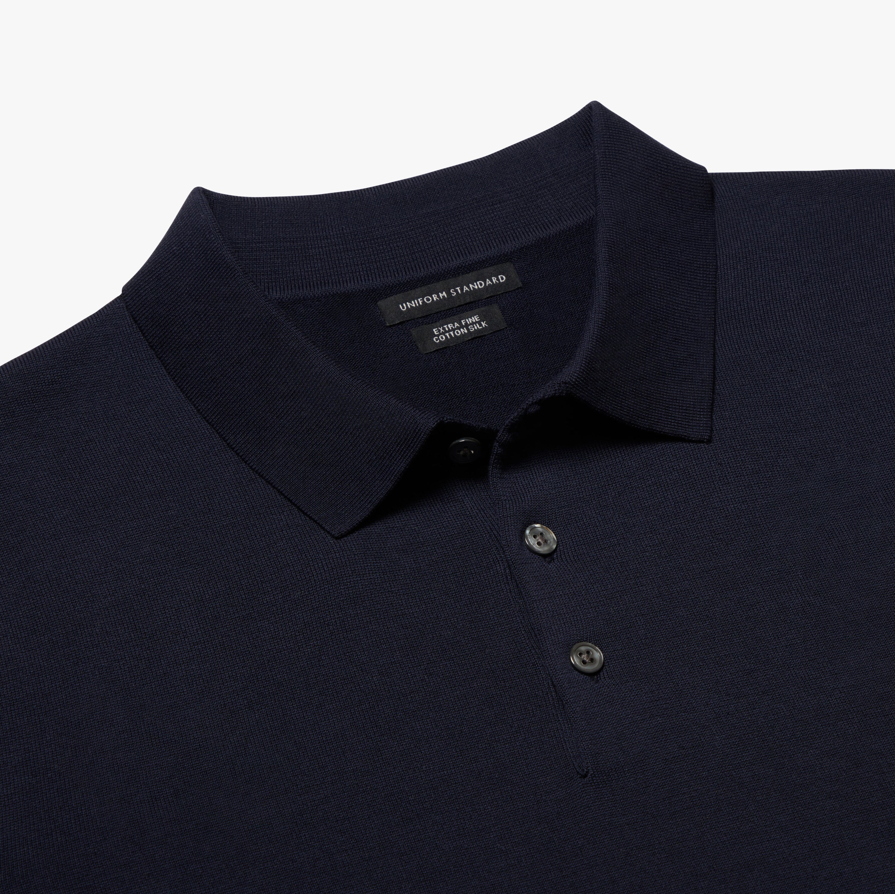 SS button polo navy
