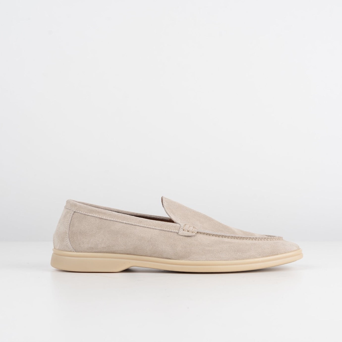 Relaxed Loafer Blush Suede Mens