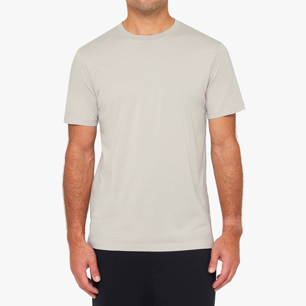 Uniform Standard Men's organic cotton minimalist t-shirt in Grey