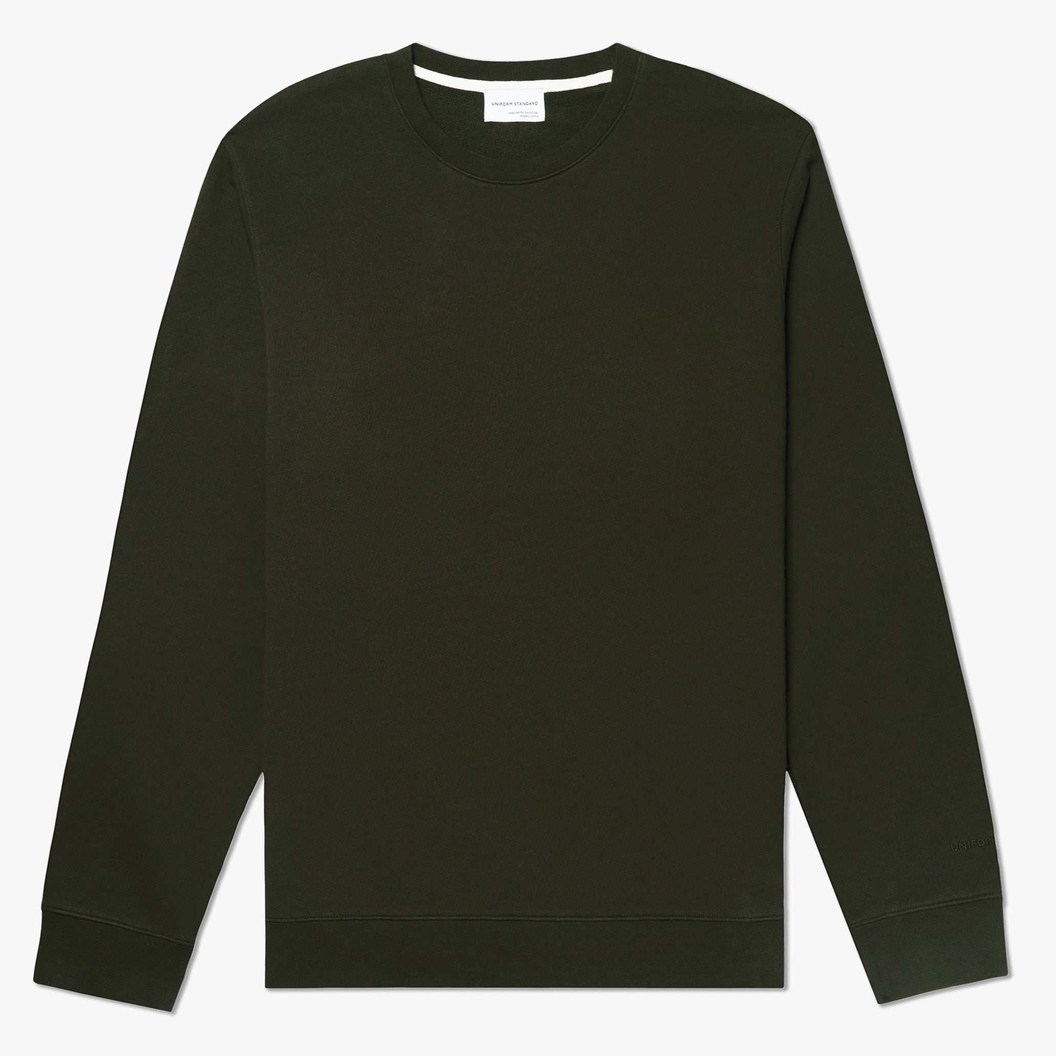 Organic Cotton Fleece Sweatshirt Military