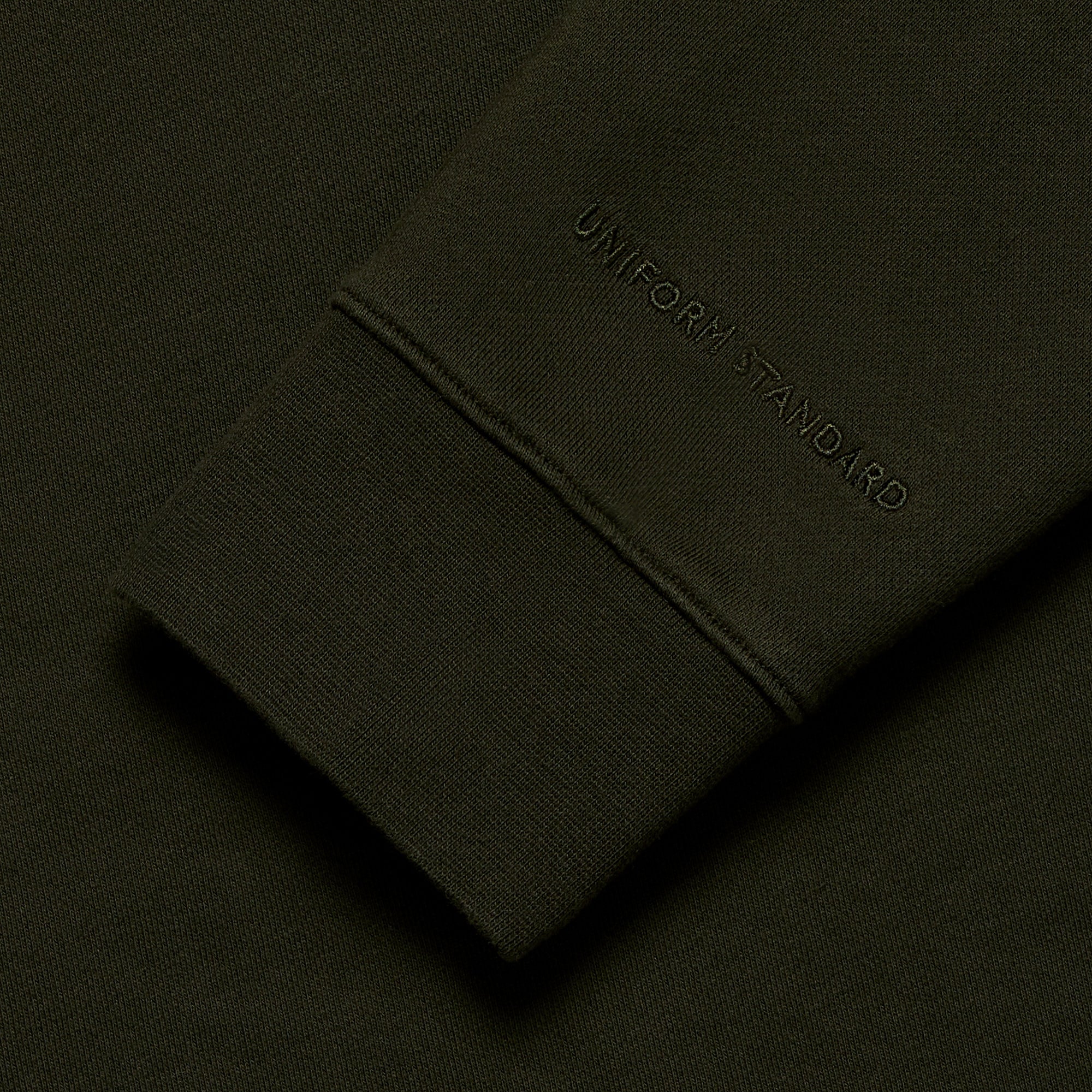 Organic Cotton Fleece Sweatshirt Military