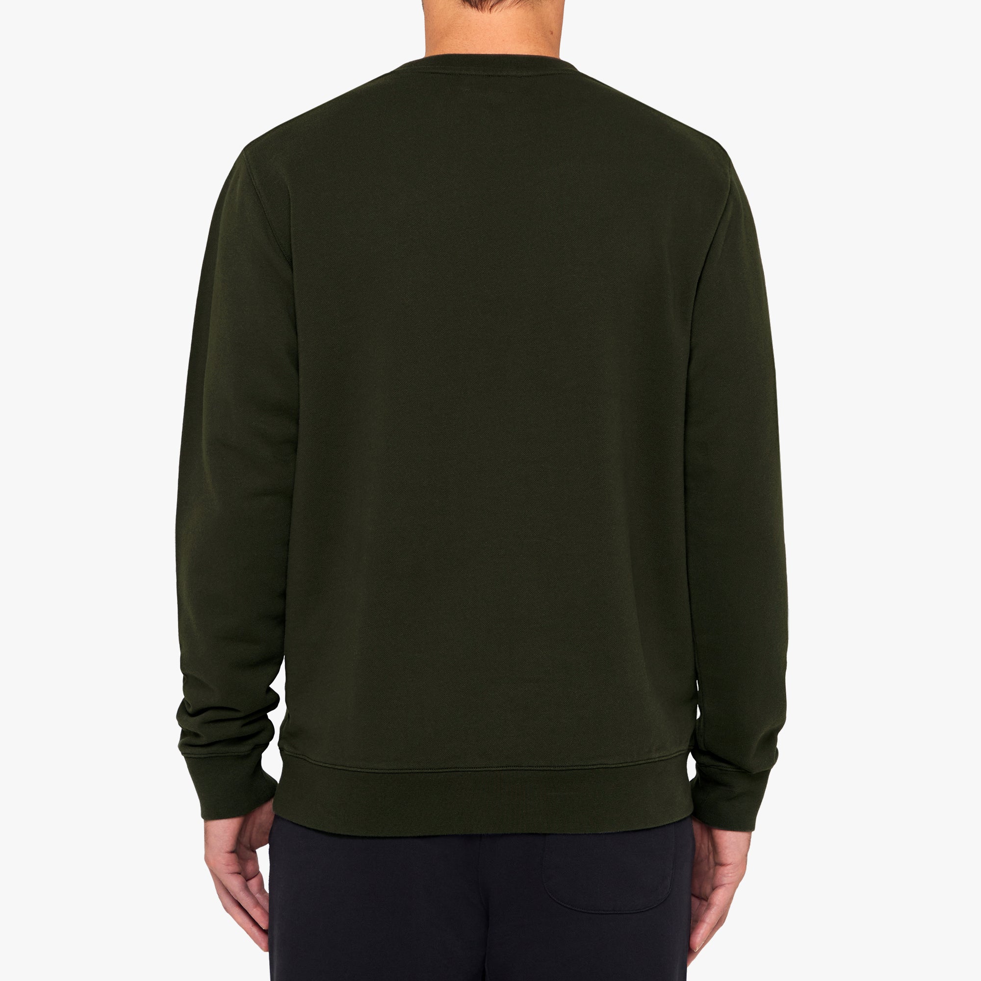 Organic Cotton Fleece Sweatshirt Military