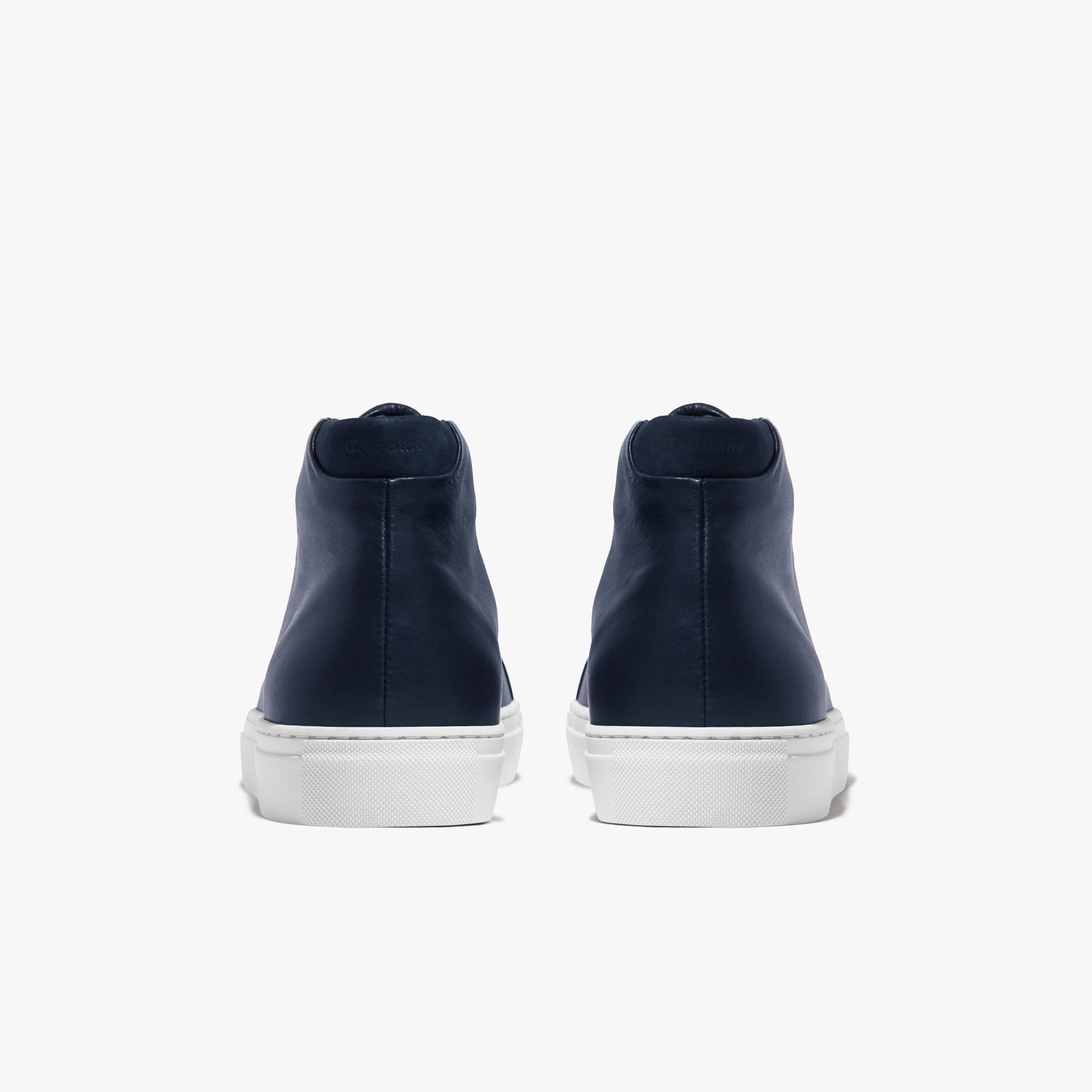 Series 4 Double Navy Leather Mens