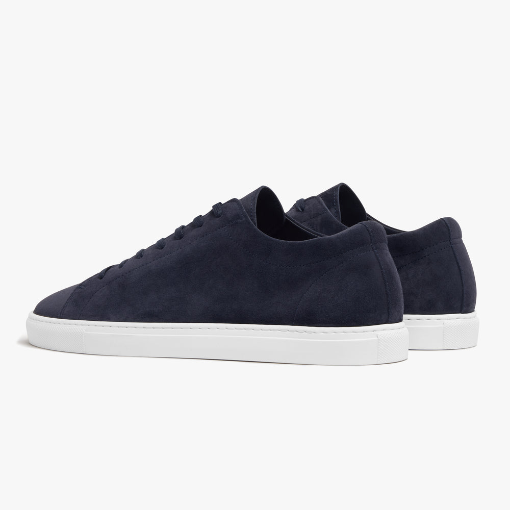 Navy Suede sneaker sole detail Margom outsole