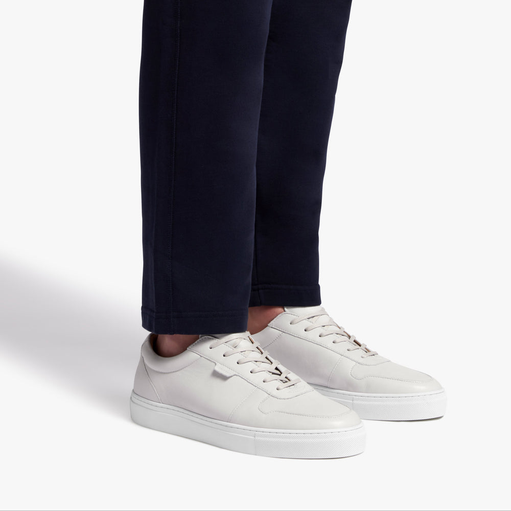 Uniform Standard Men's Series 6 minimalist leather sneaker in Grey handcrafted in Portugal