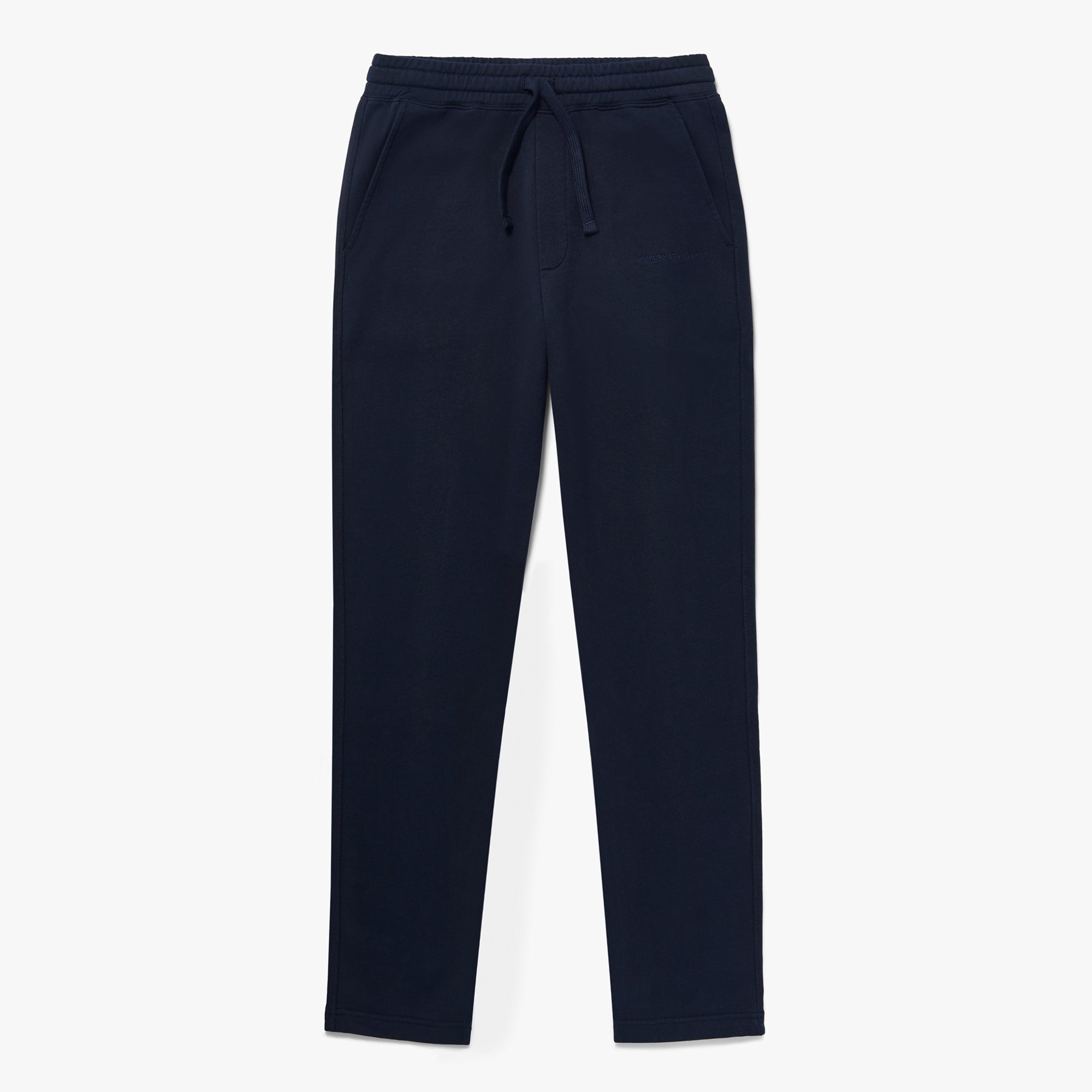 Organic Cotton Fleece Sweatpants Navy