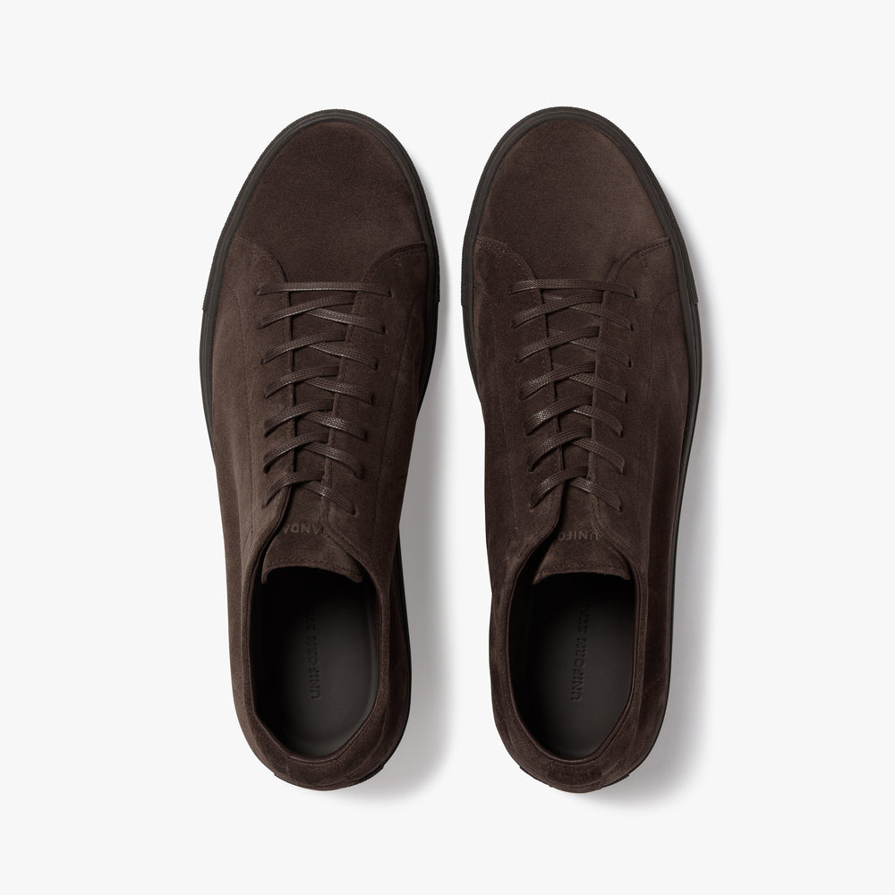 Triple Chocolate Suede sneaker sole detail Margom outsole