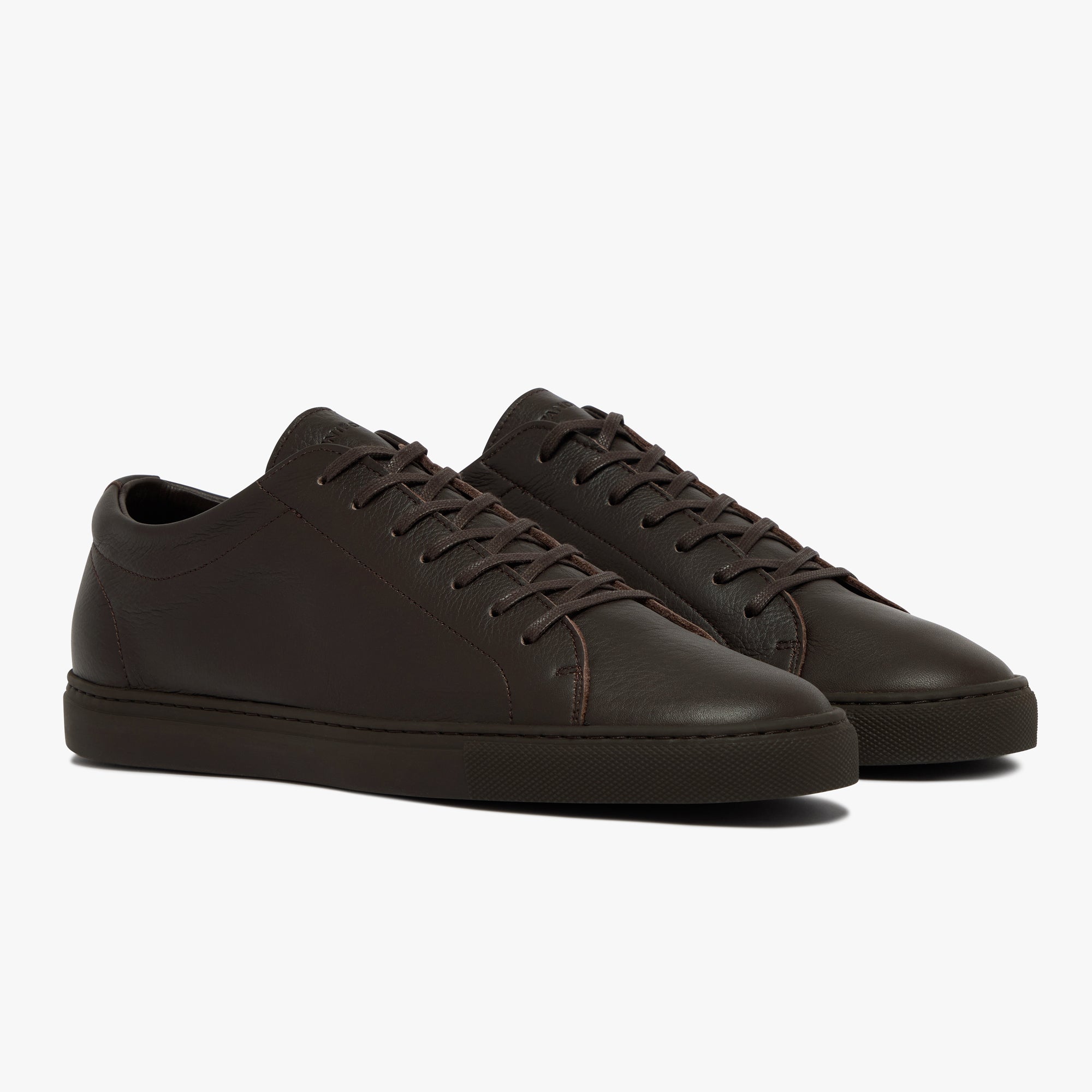 Relaxed Sneaker Triple Espresso Leather Mens