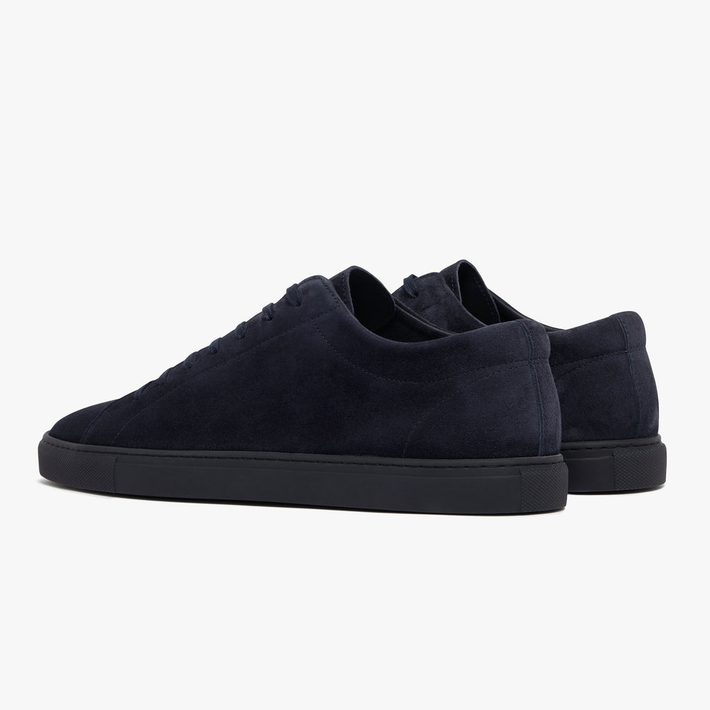 Men's Relaxed Sneaker Triple Indigo heel and tongue detail
