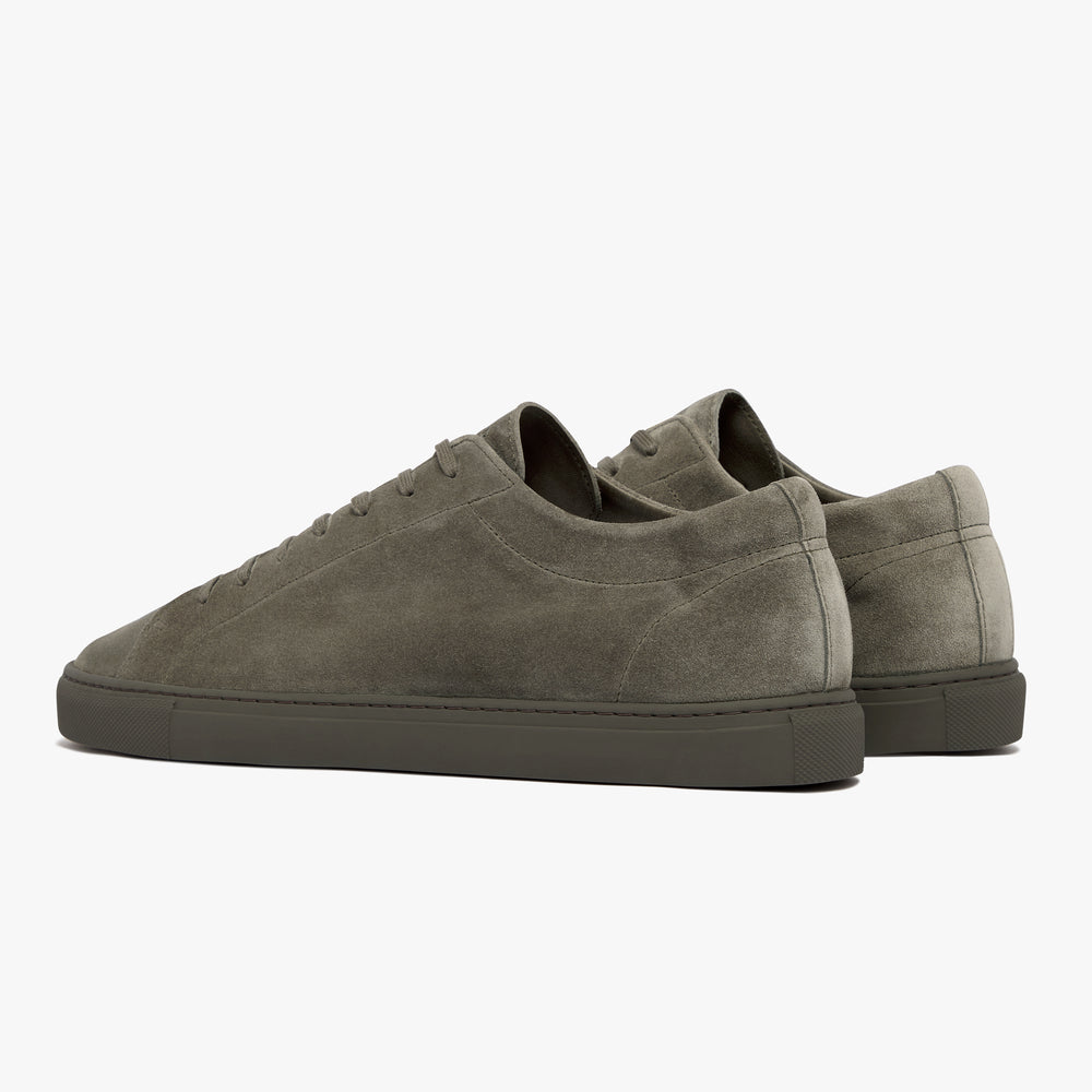 Men's Relaxed Sneaker Triple Truffle heel and tongue detail