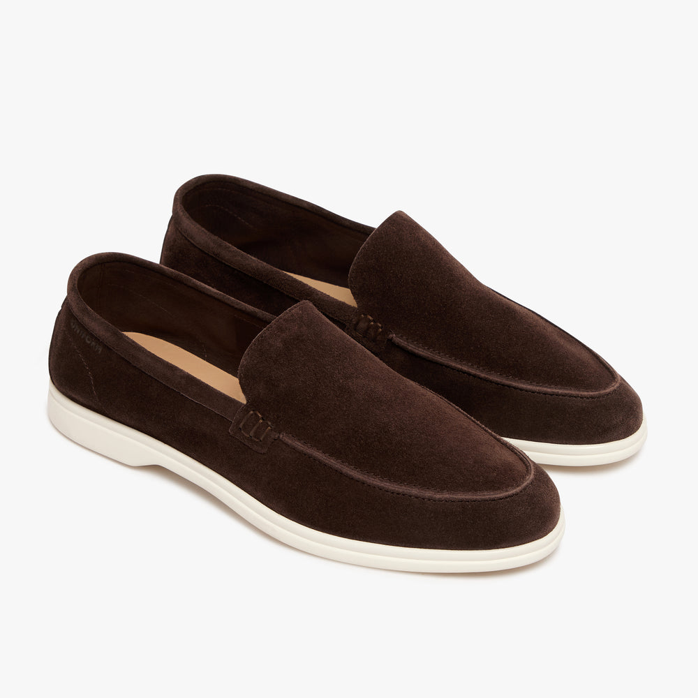 Uniform Standard Men's minimalist leather loafer in Brown handcrafted in Portugal