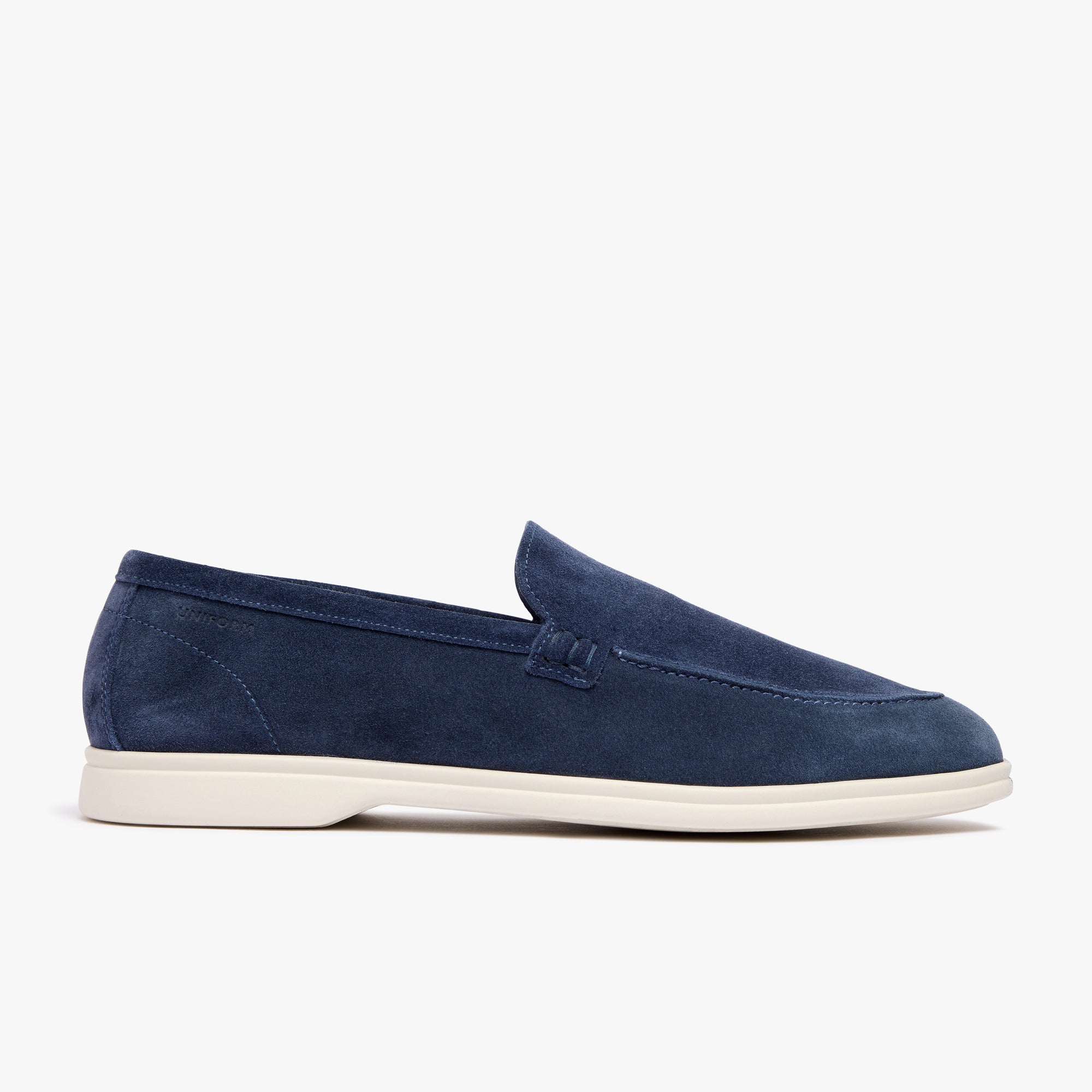 Relaxed Loafer Chambray Suede Mens