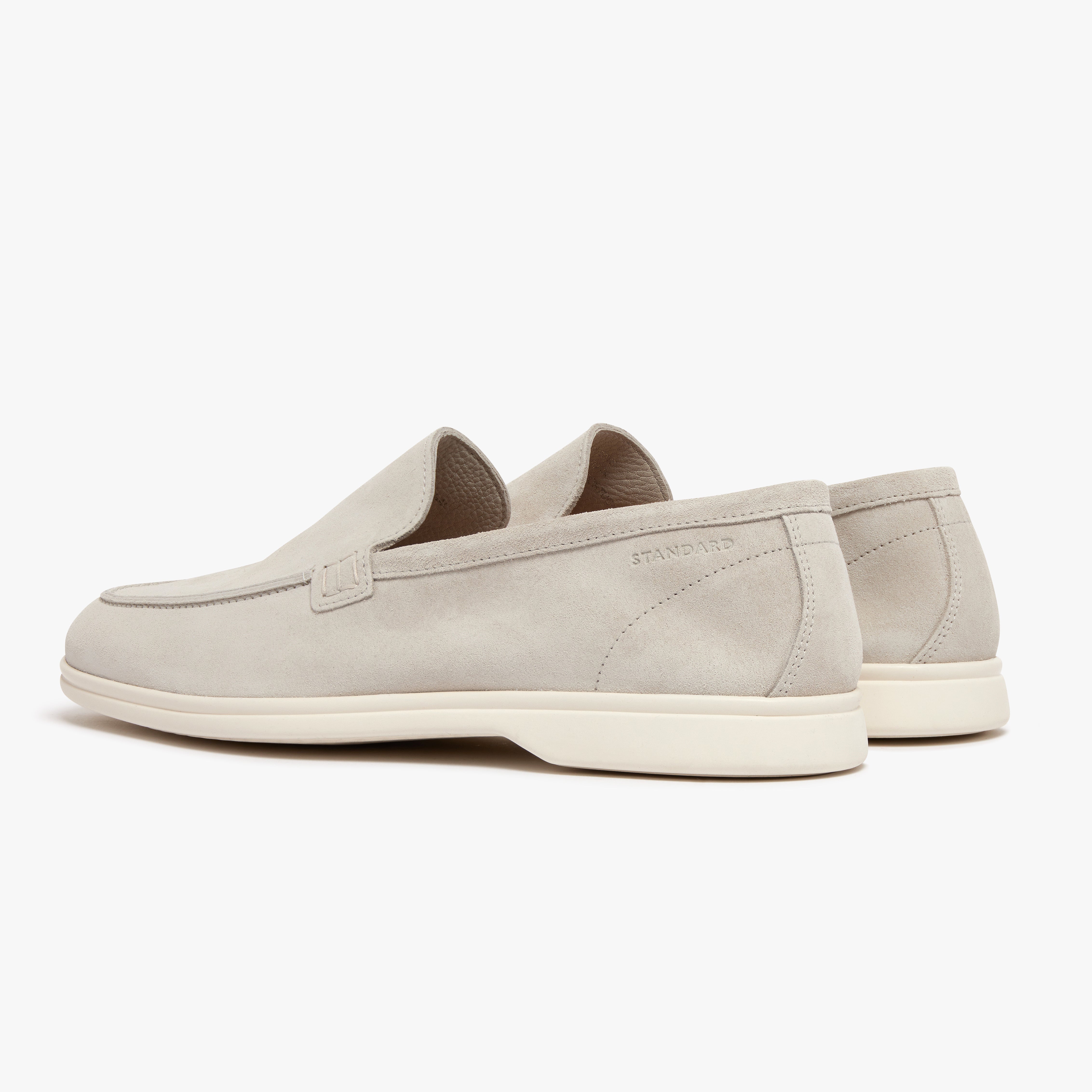 Relaxed Loafer Oyster Suede Mens