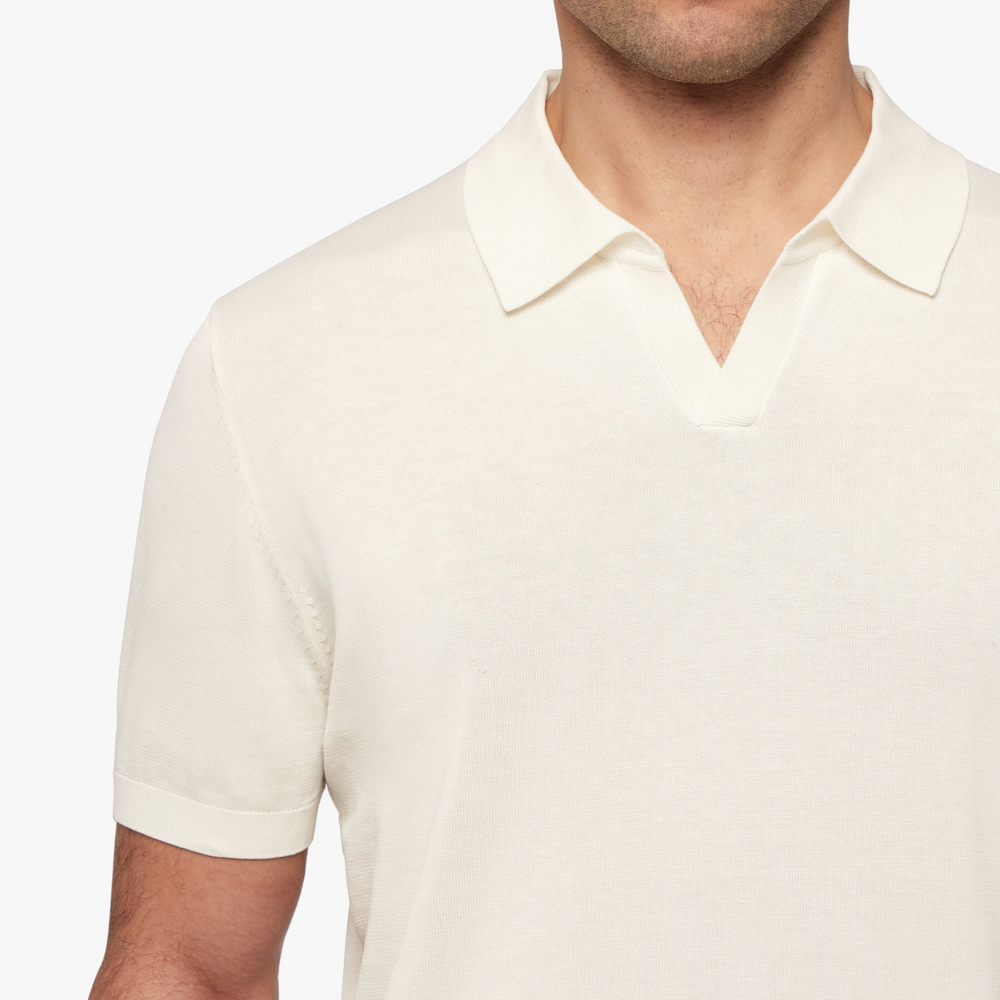 Uniform Standard Men's merino wool knitwear in White designed in East London