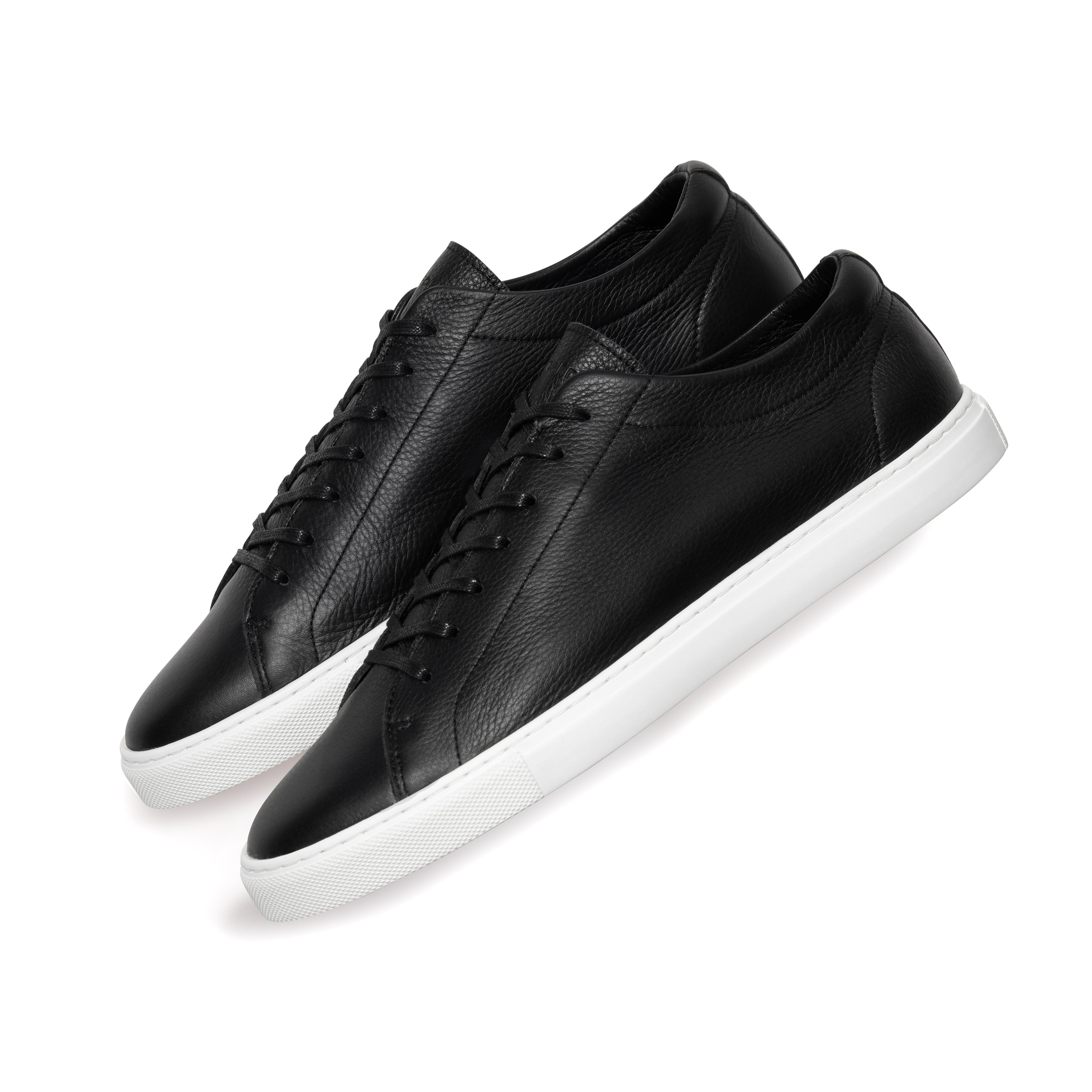 Relaxed Sneaker Black Leather Mens