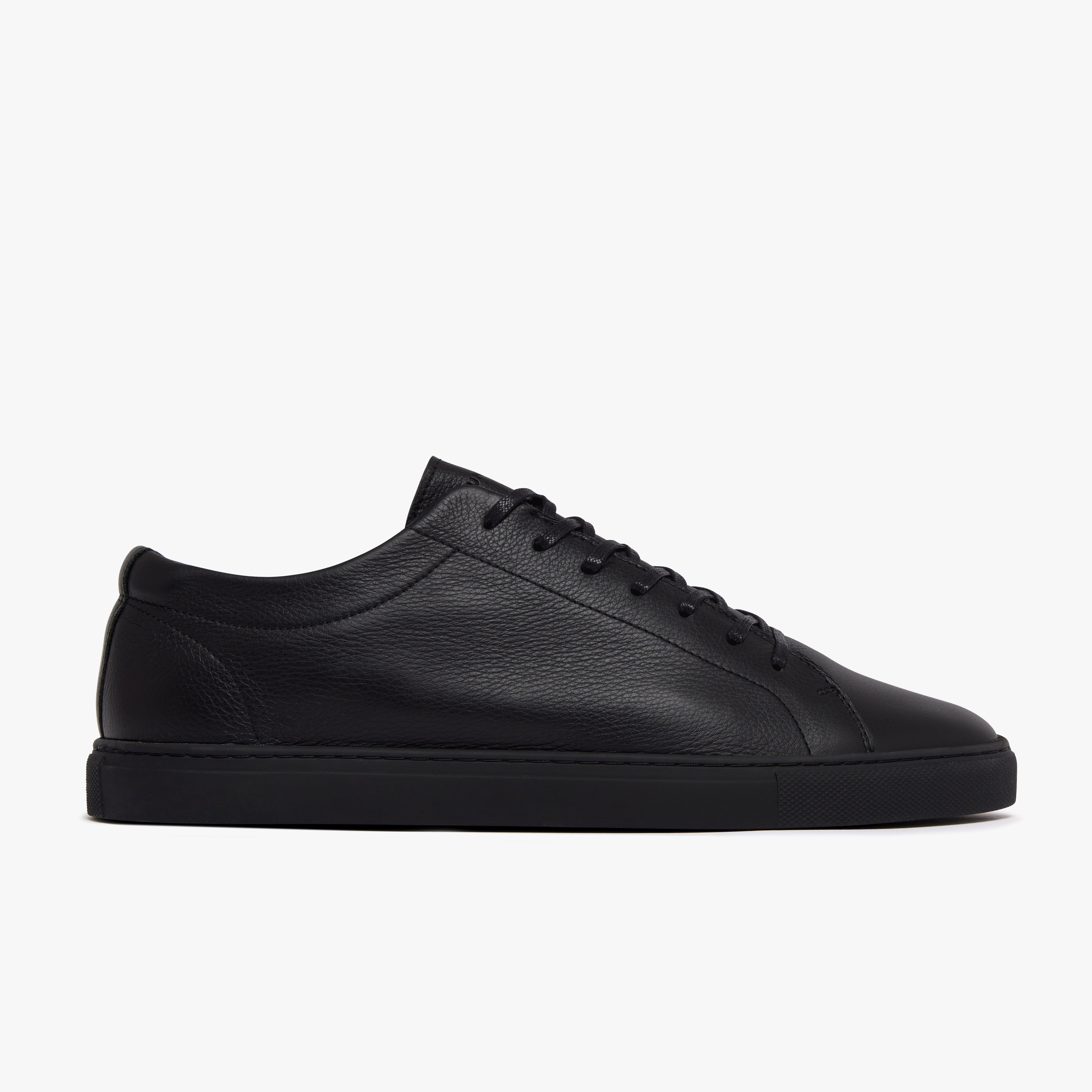 Relaxed Sneaker Triple Black Leather Mens