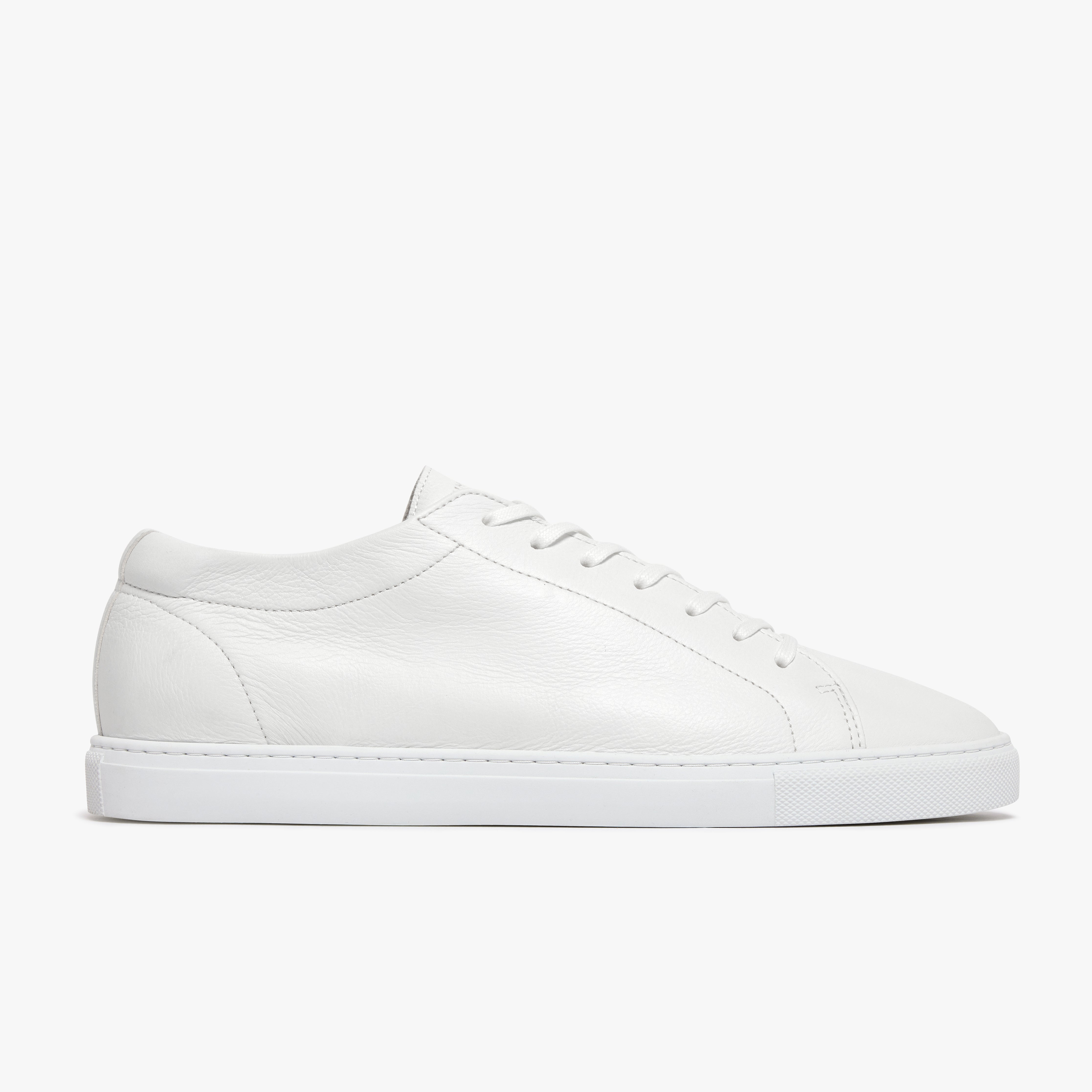 Relaxed Sneaker Triple White Leather Womens