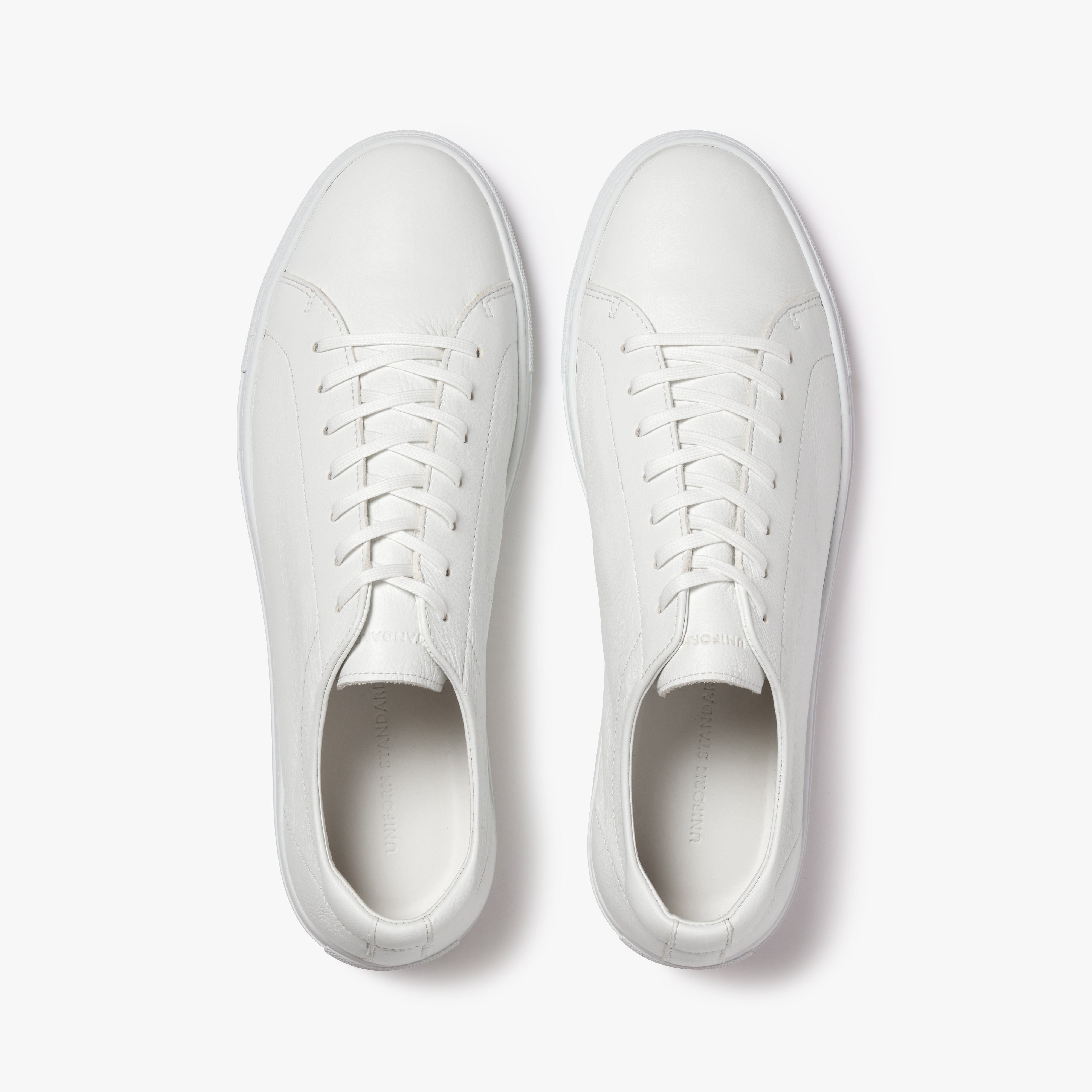 Relaxed Sneaker Triple White Leather Womens