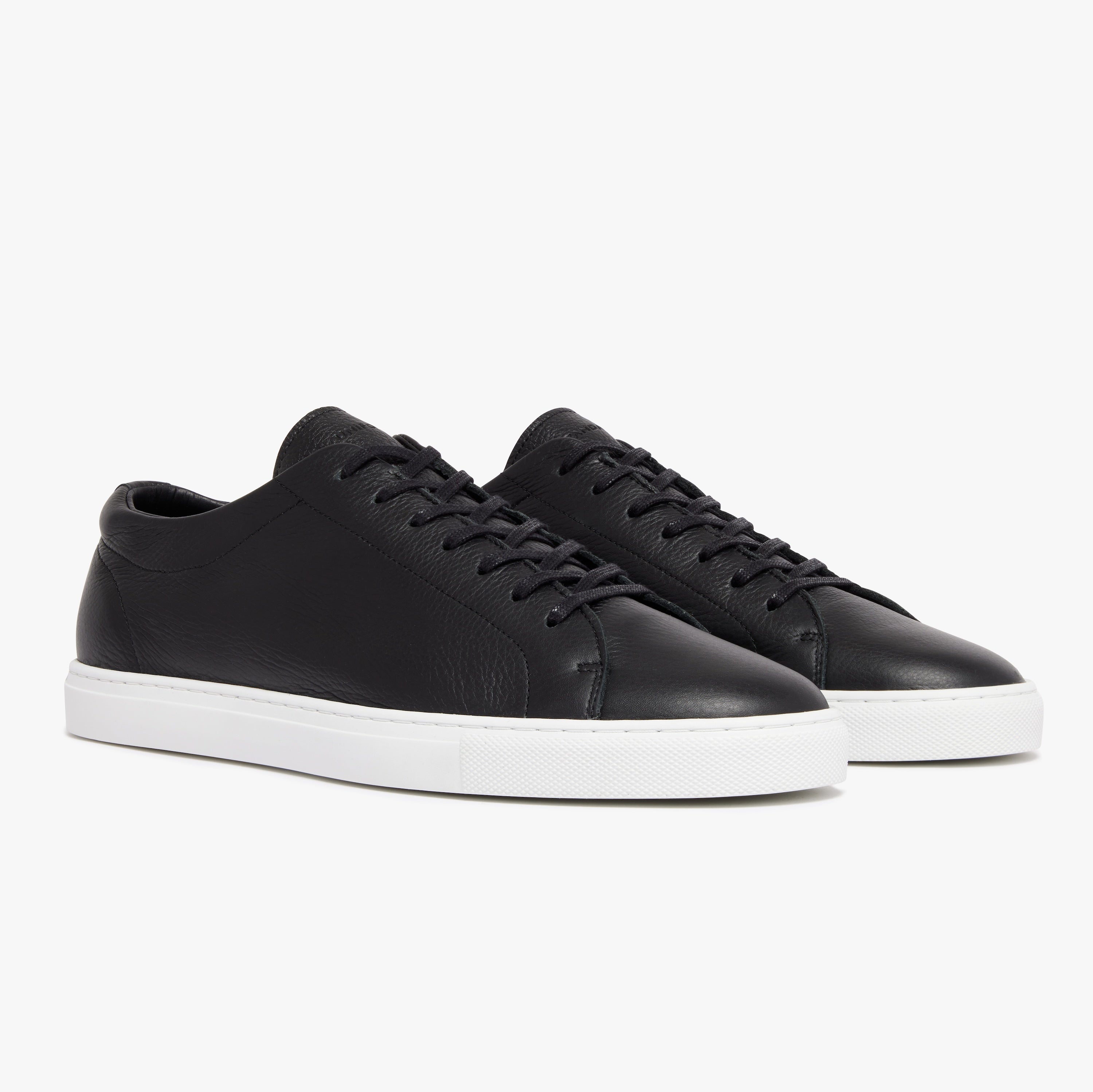 Relaxed Sneaker Black Leather Mens