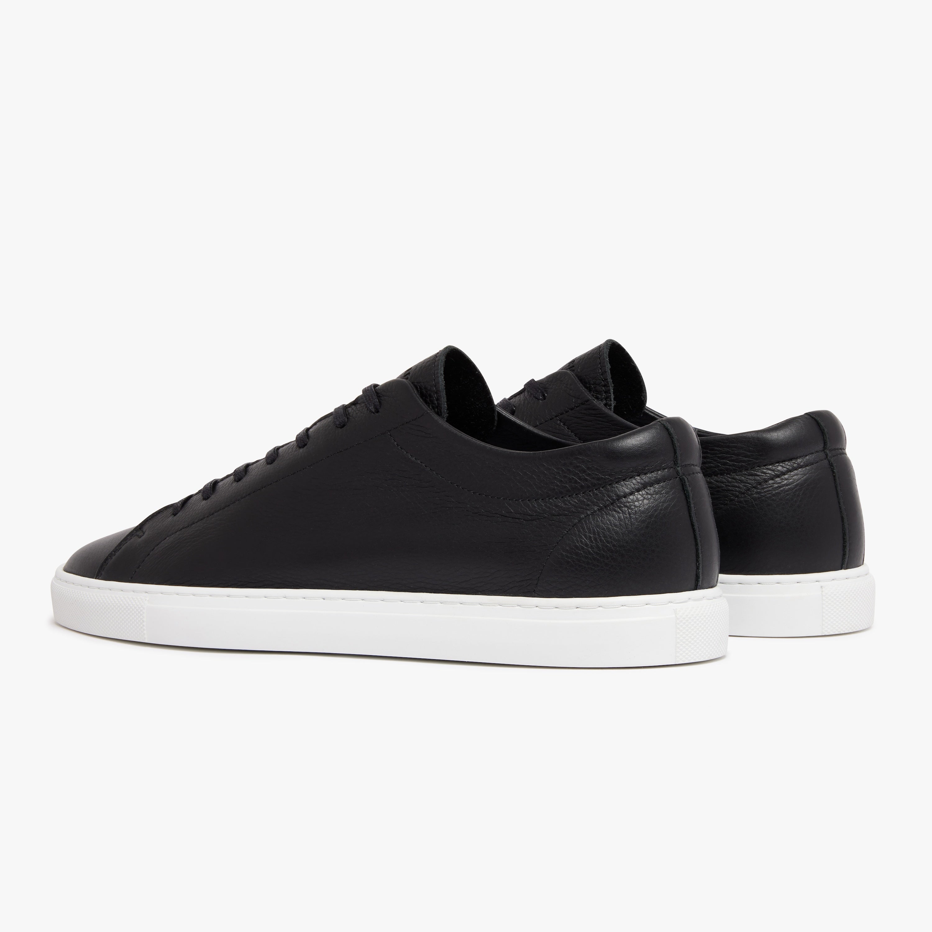 Relaxed Sneaker Black Leather Mens
