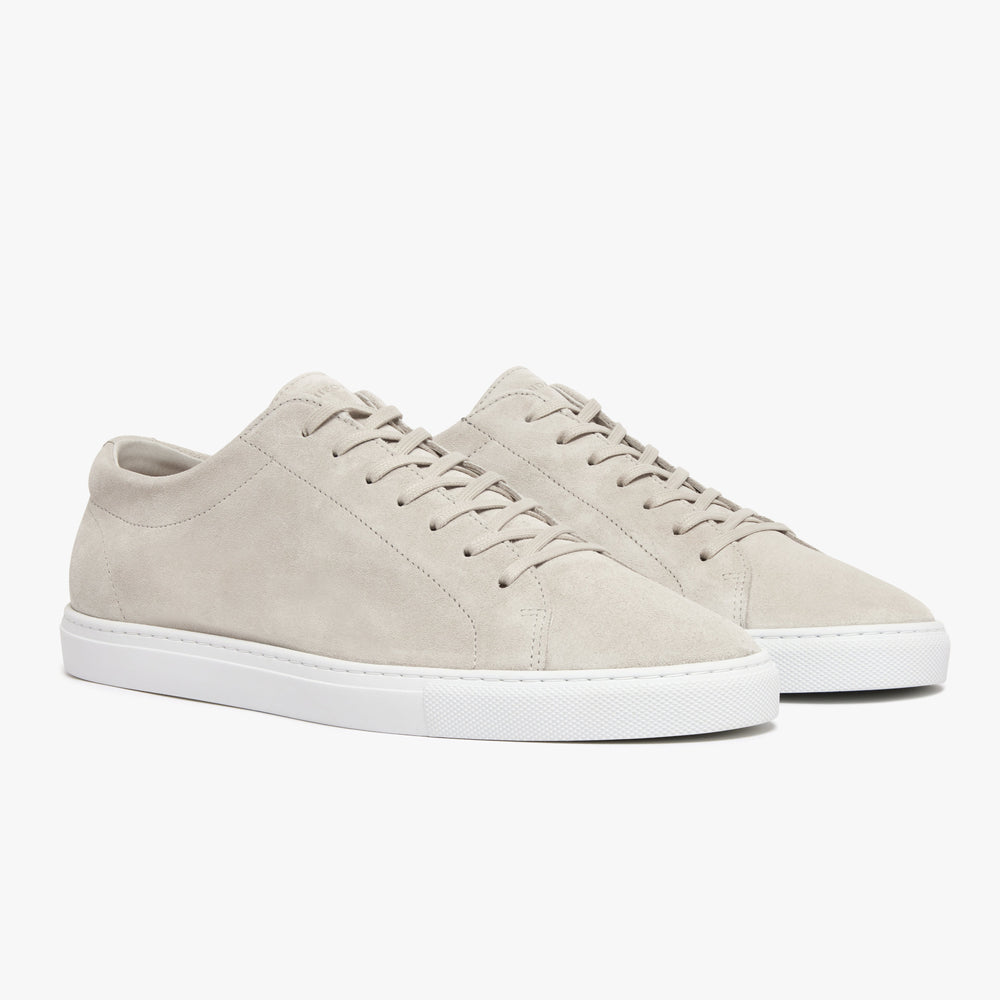 Men's Oyster Suede Relaxed Sneaker side profile