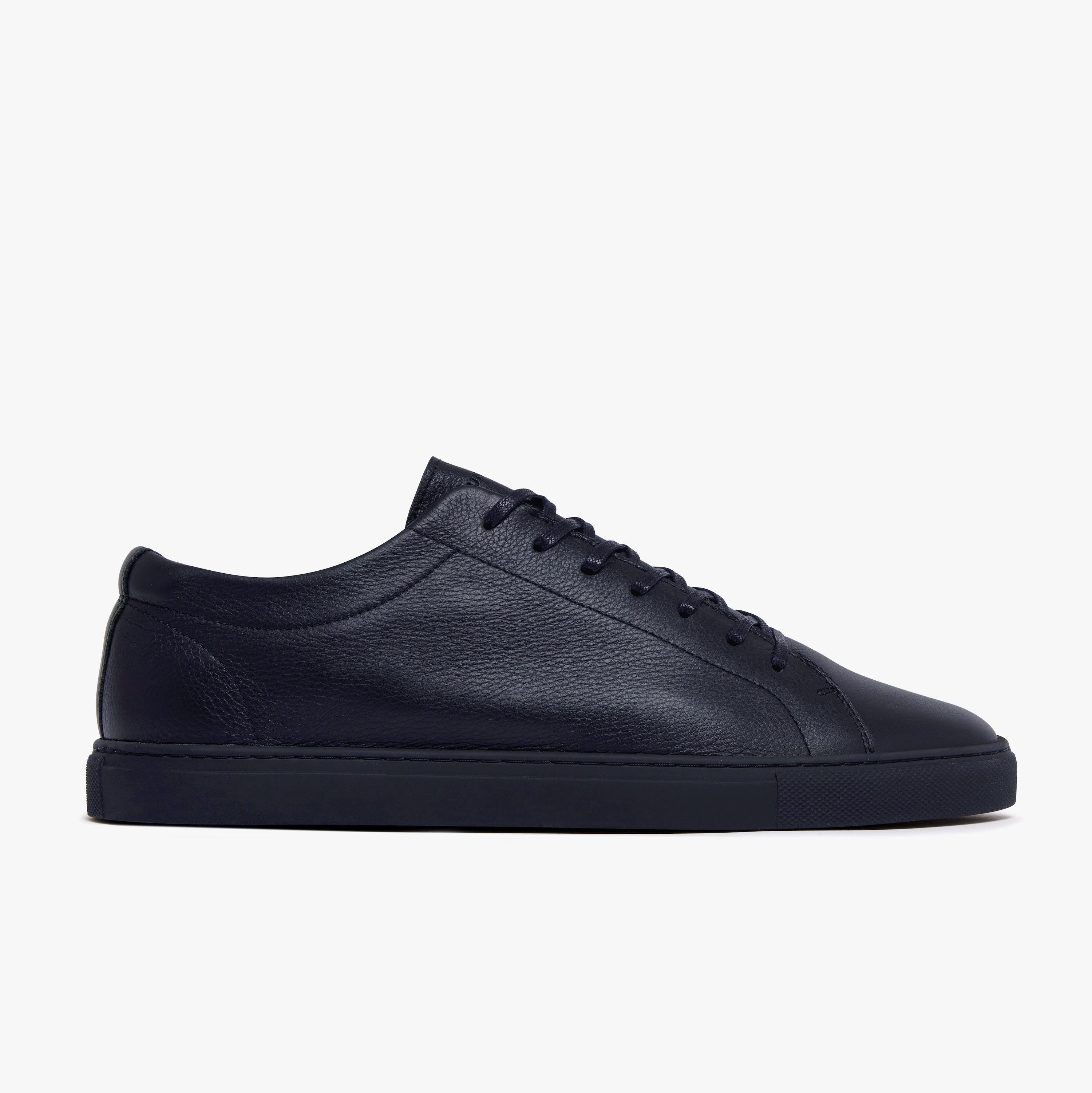 Relaxed Sneaker Triple Navy Leather Mens