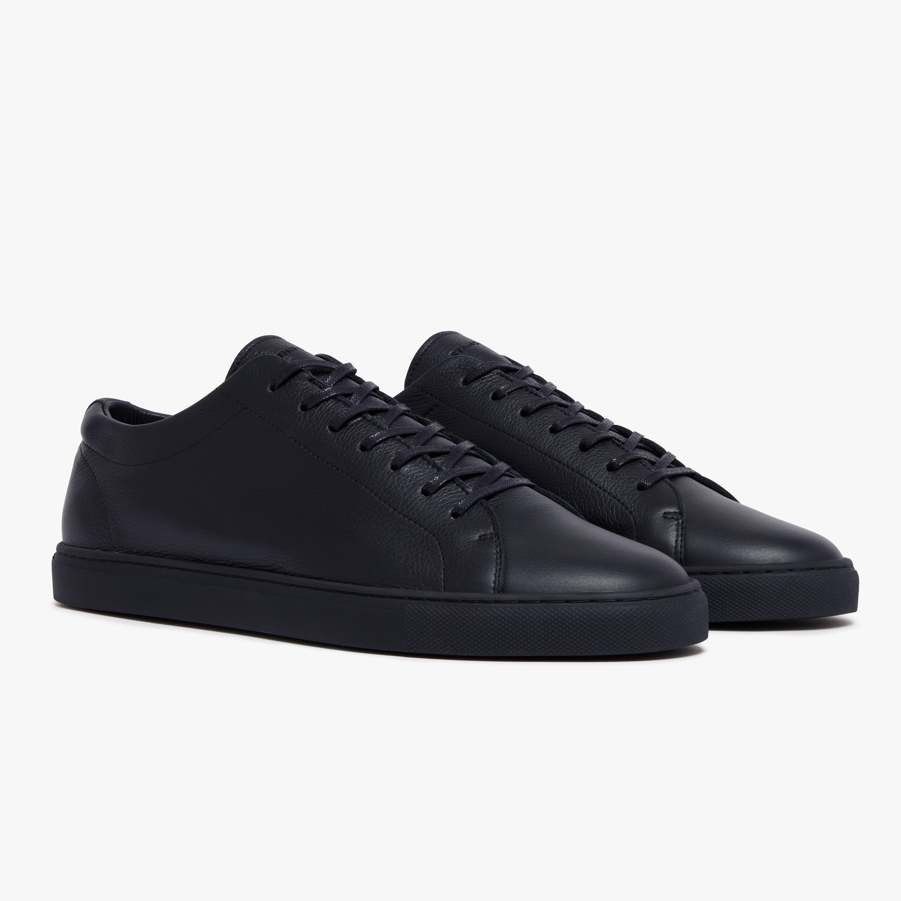 Relaxed Sneaker Triple Navy Leather Mens