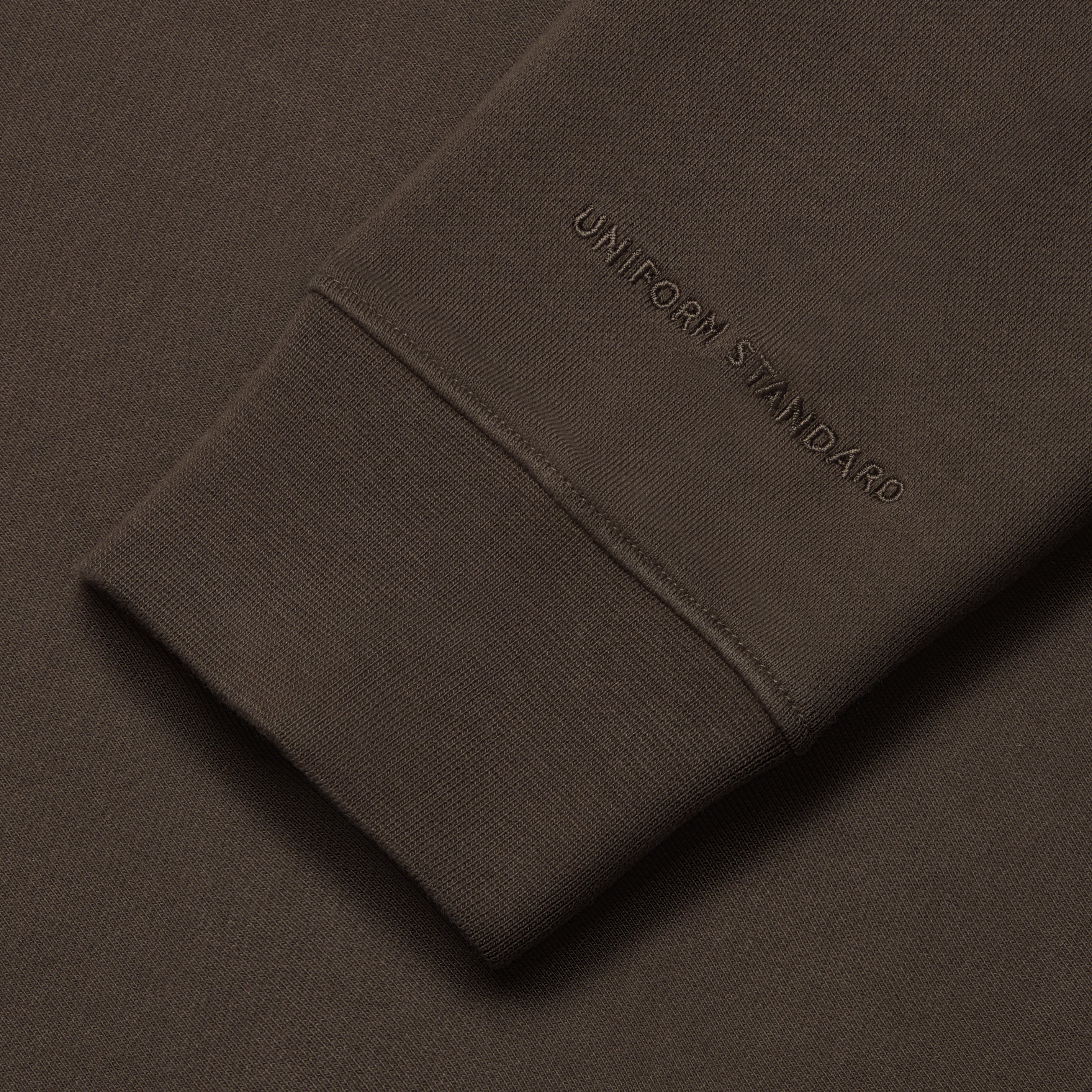 Organic Fleece Crew Mocha