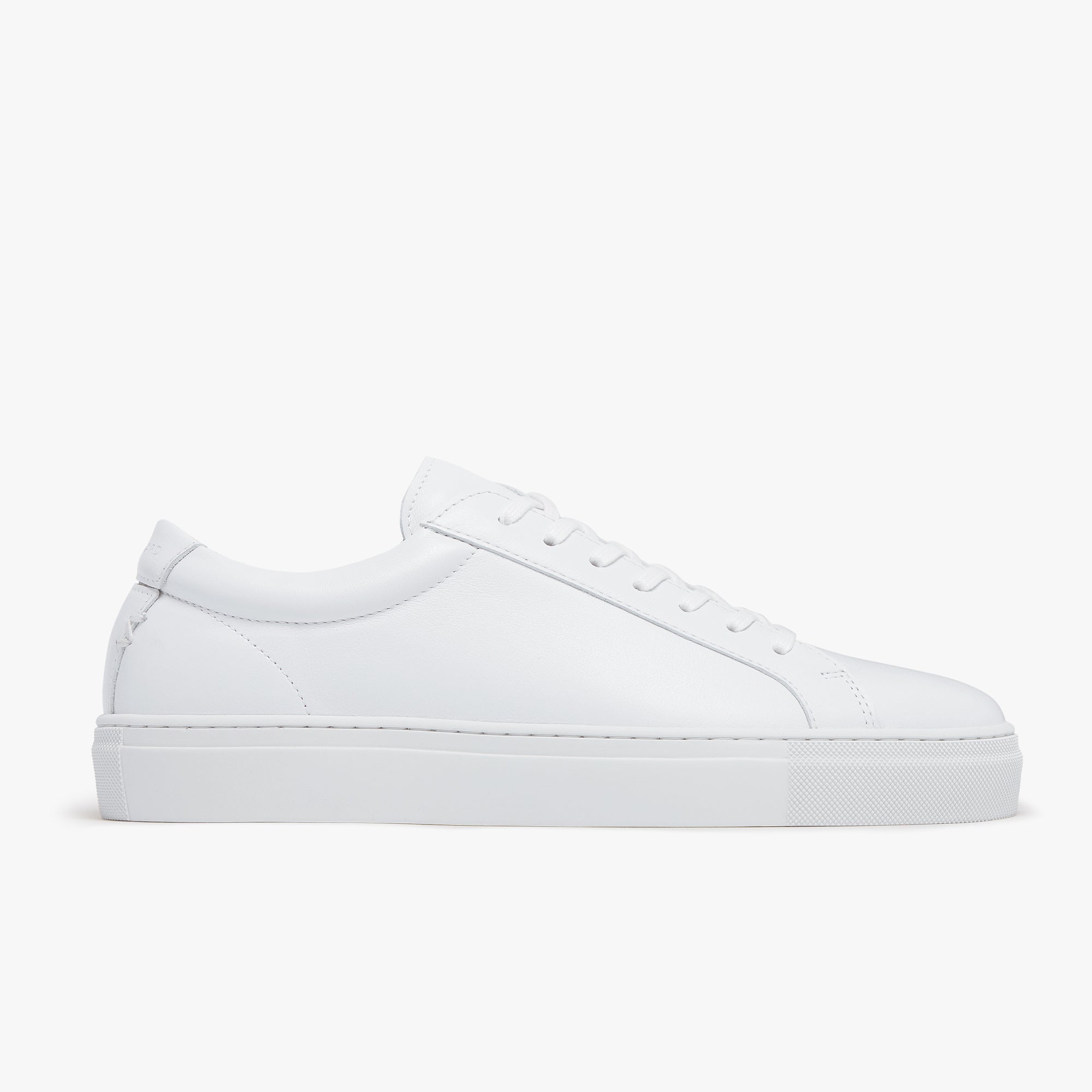 Plain white cheap leather sneakers womens