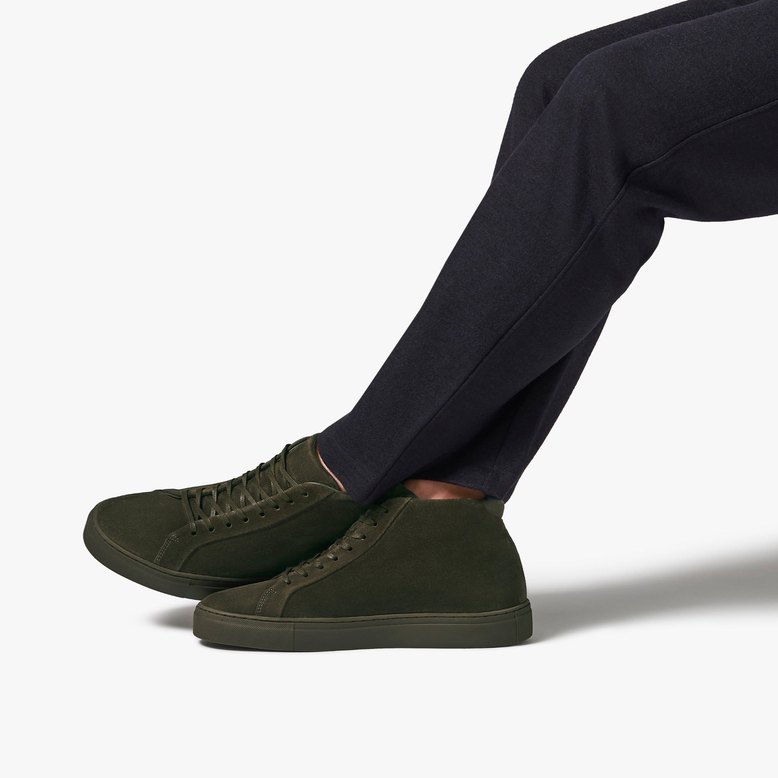 Series 4 Triple Military Suede Mens