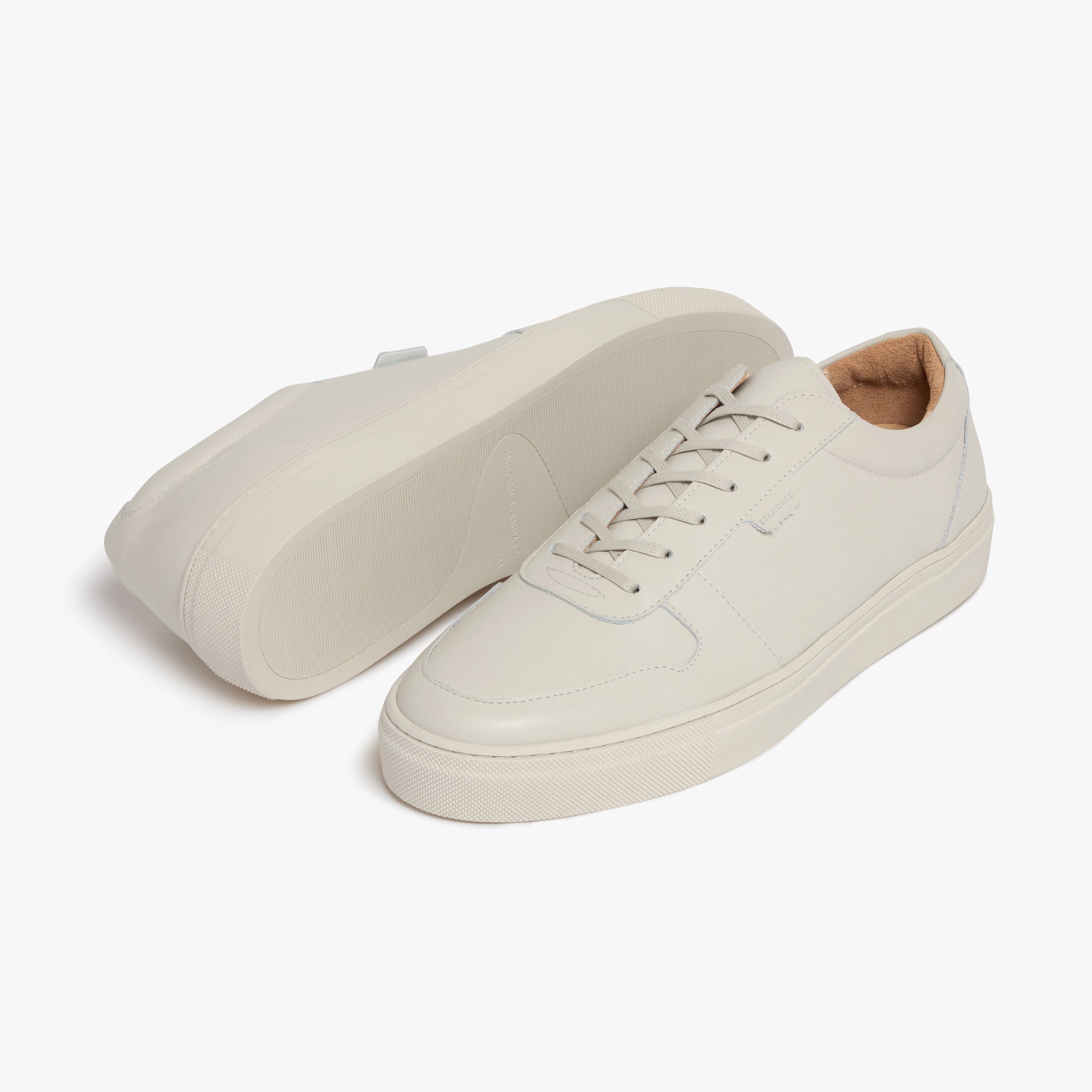 Series 6 Triple Ecru Leather Mens