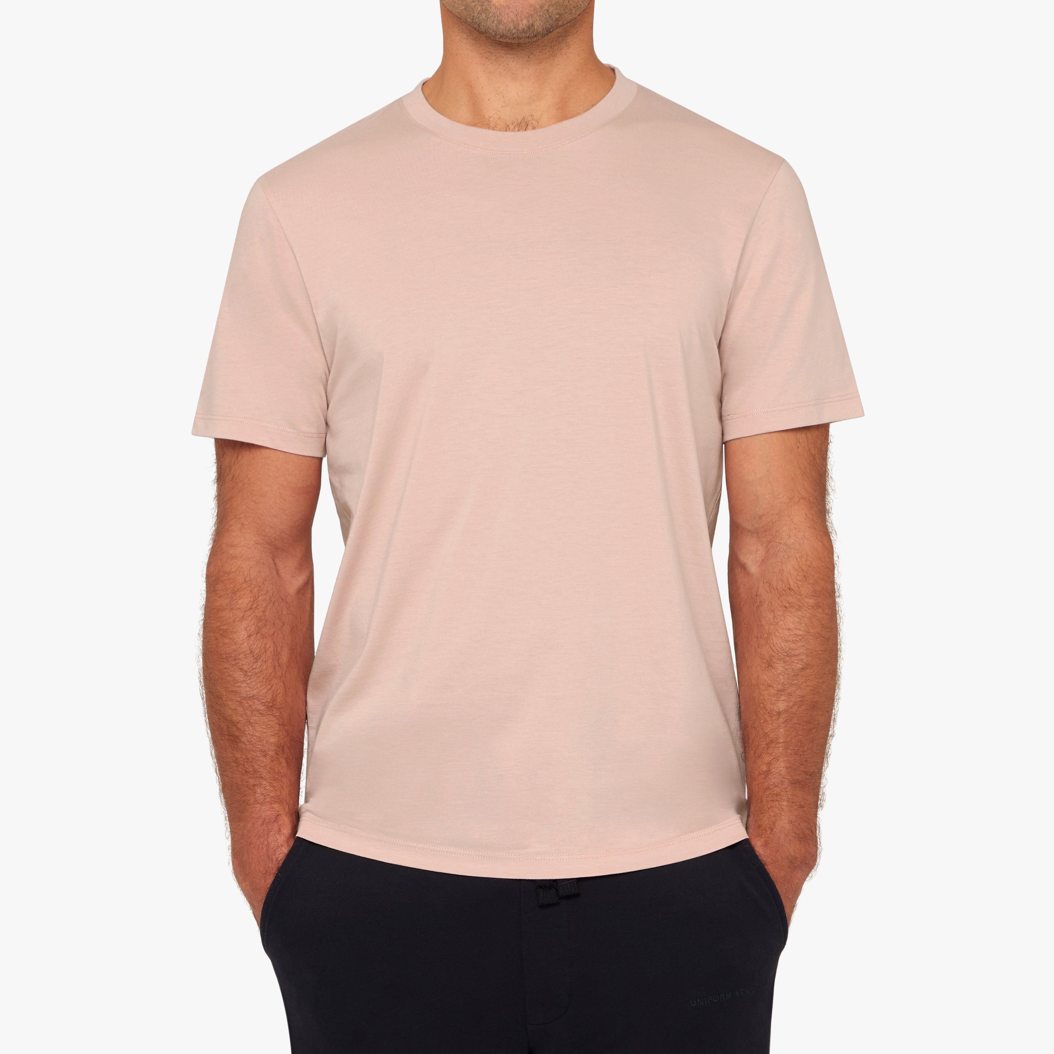 Supima Cotton T-Shirt Pink Sorbet Mens