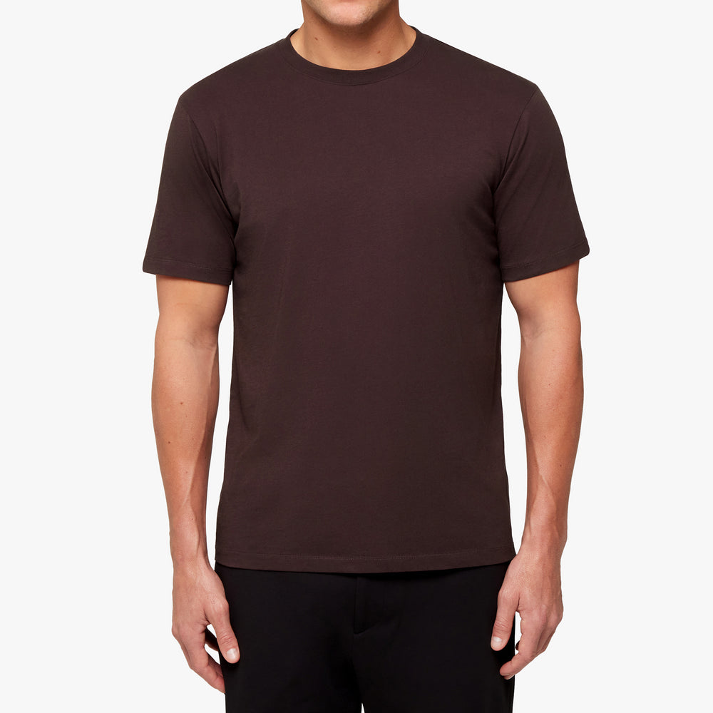 Uniform Standard Men's organic cotton minimalist t-shirt in Red