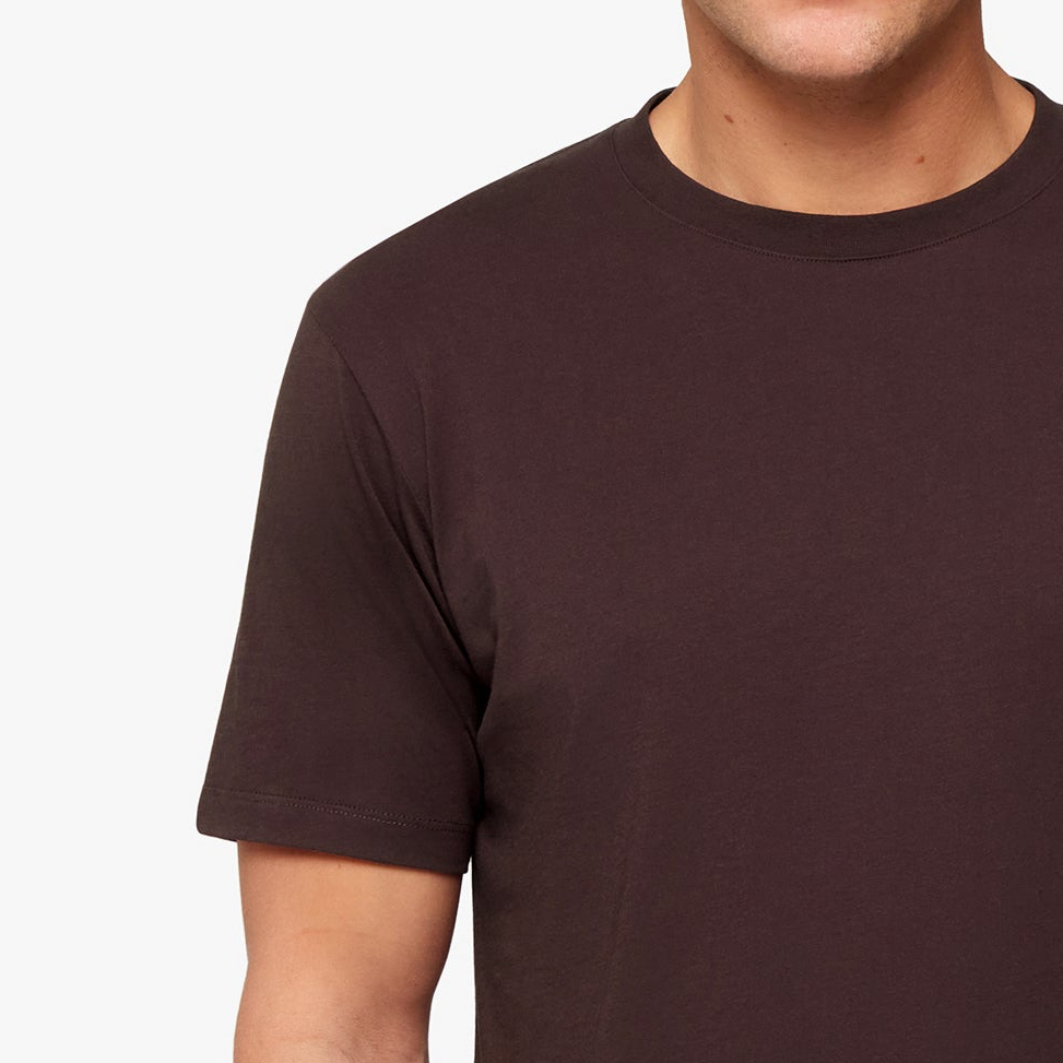 Uniform Standard Men's organic cotton minimalist t-shirt in Red