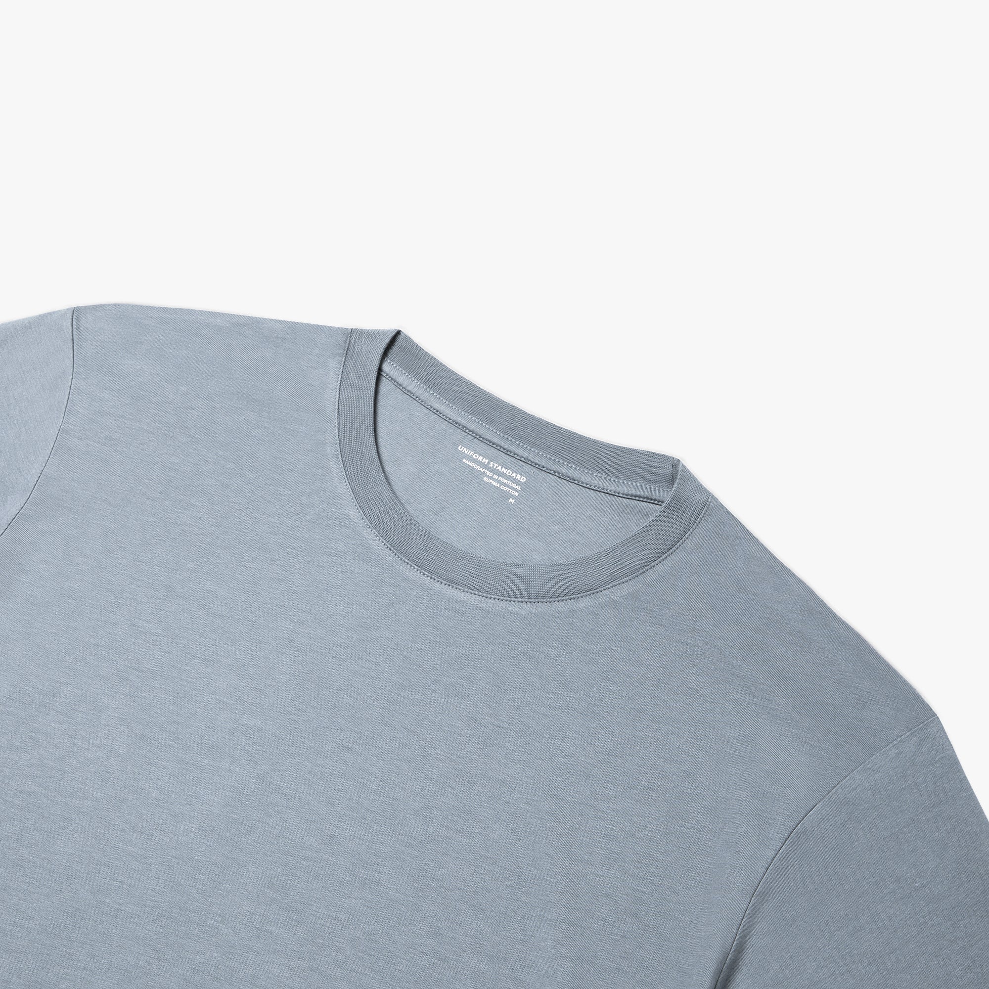 Supima® Cotton T-Shirt Mist Blue Mens