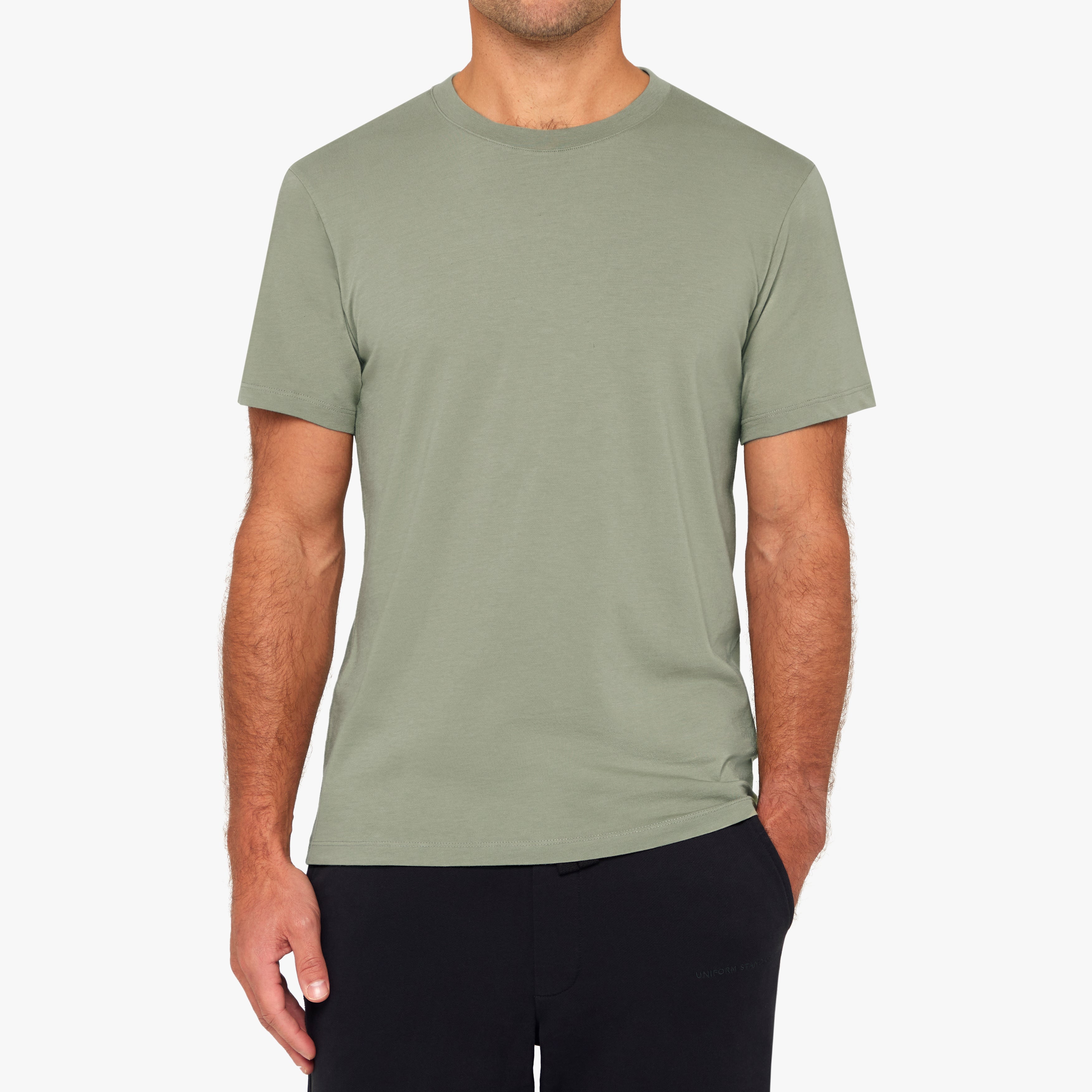 Supima® Cotton T-Shirt Sage Mens