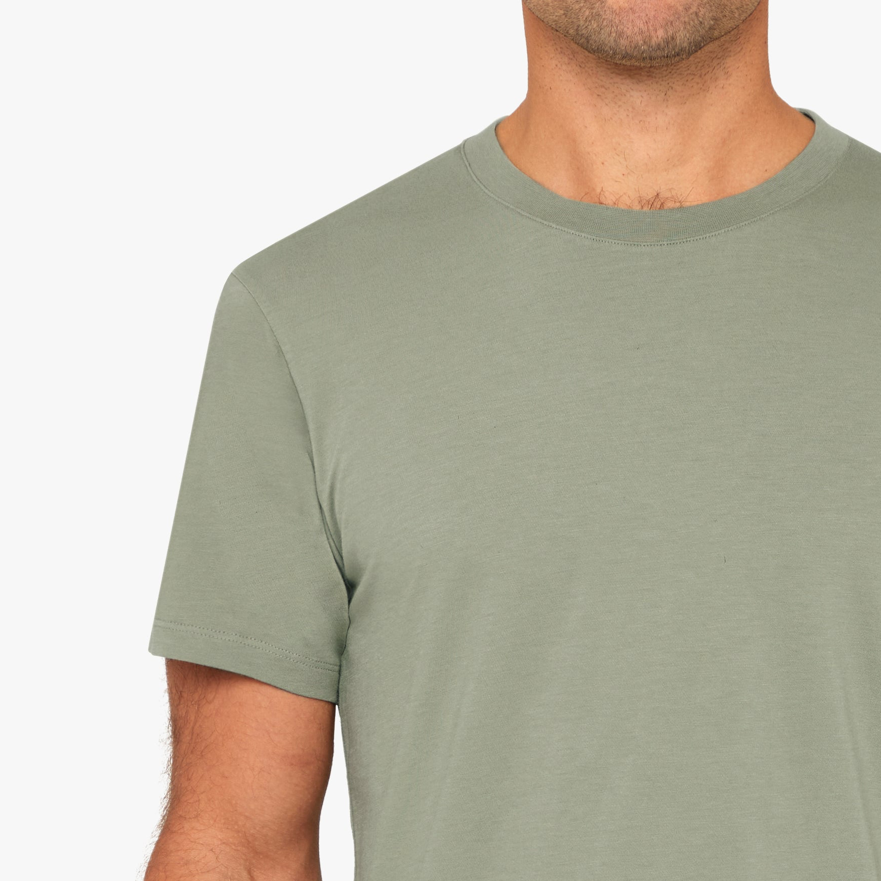 Supima® Cotton T-Shirt Sage Mens