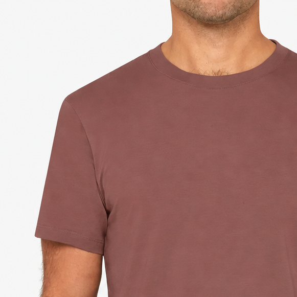 Supima® Cotton T-Shirt Berry Mens
