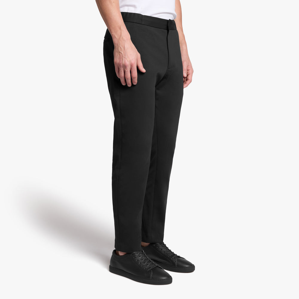 Uniform Standard Men's minimalist trousers in Black designed in East London