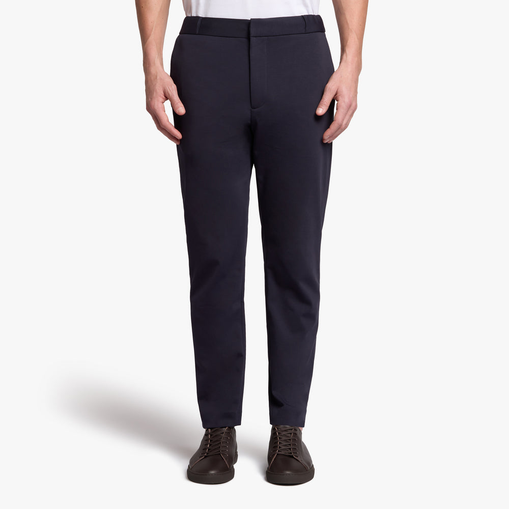 Uniform Standard Men's minimalist trousers in Blue designed in East London