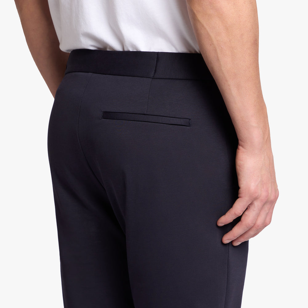 Uniform Standard Men's minimalist trousers in Blue designed in East London