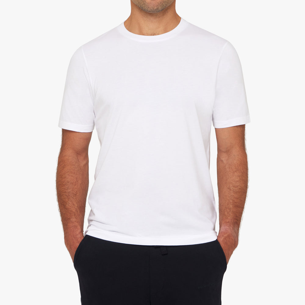 Uniform Standard Men's organic cotton minimalist t-shirt in White