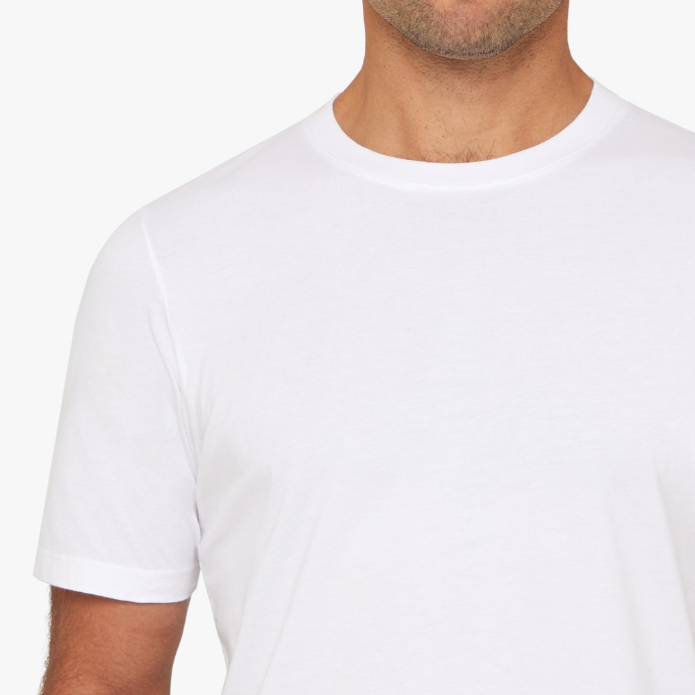 Uniform Standard Men's organic cotton minimalist t-shirt in White