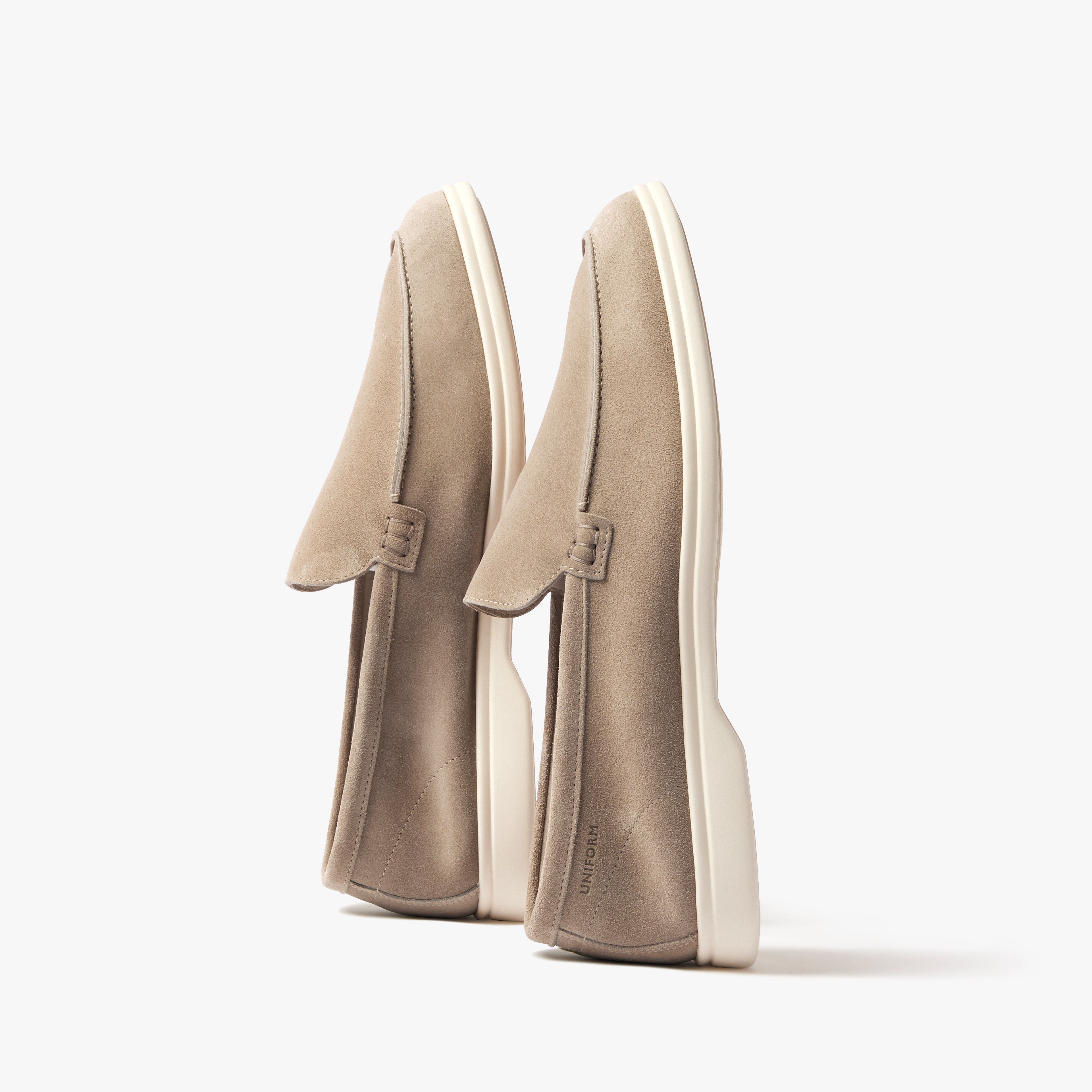 Relaxed Loafer Sand Suede Womens