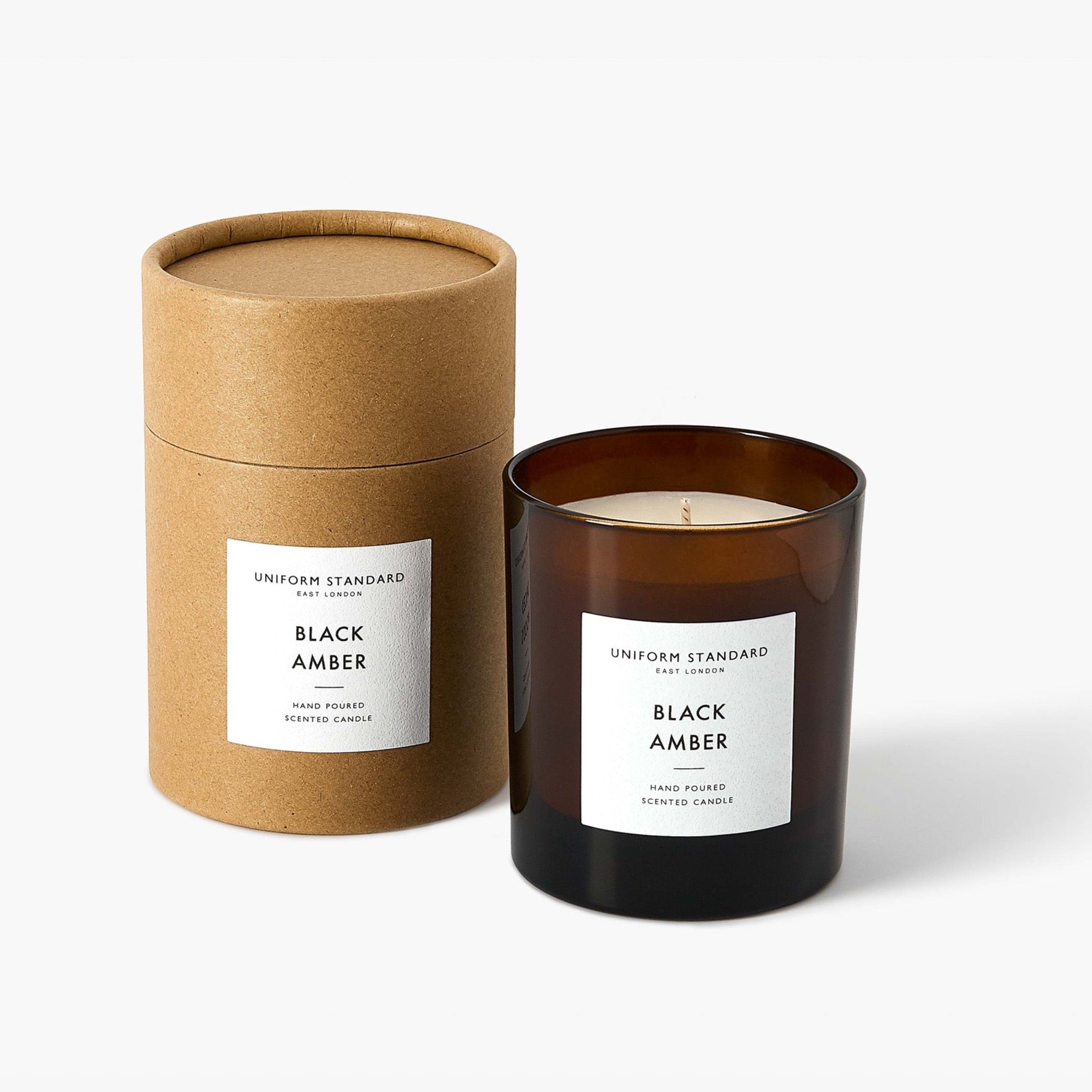 Black Amber Scented Candle
