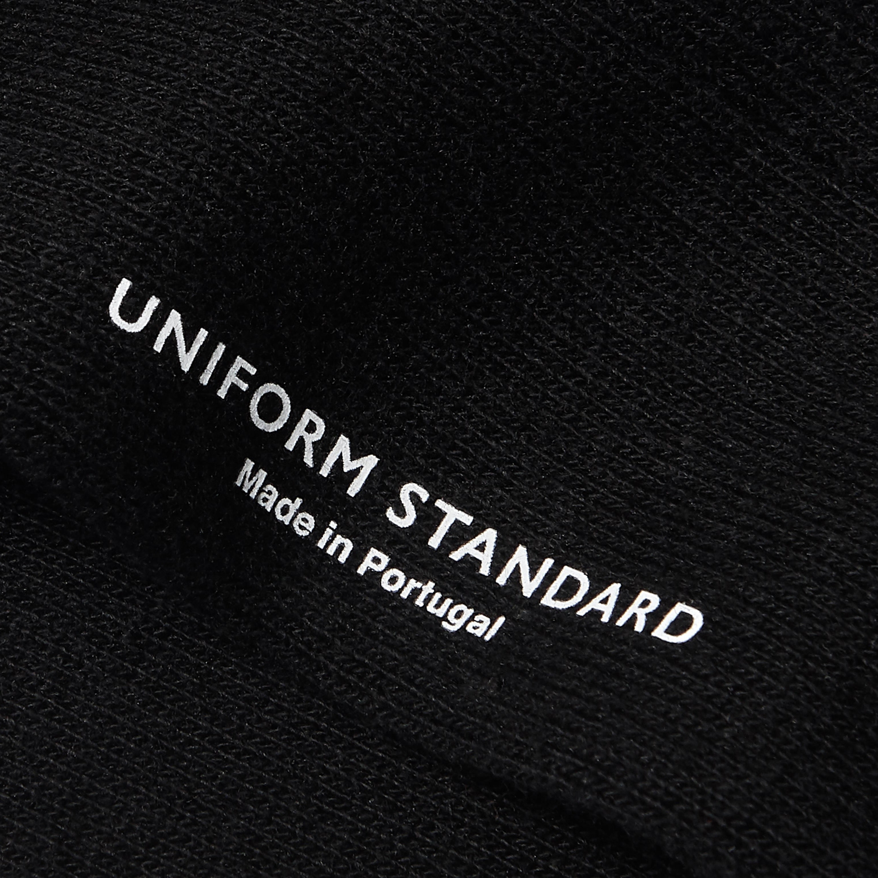 Organic Cotton Rib Sock Black Mens